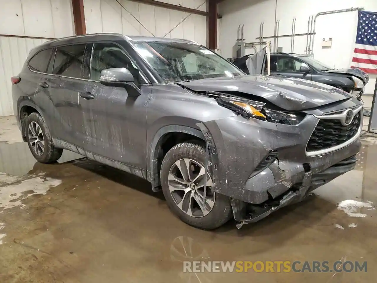 4 Photograph of a damaged car 5TDGZRBH1MS548586 TOYOTA HIGHLANDER 2021