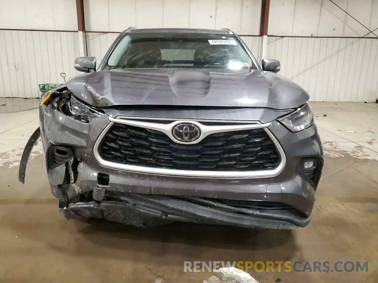 5 Photograph of a damaged car 5TDGZRBH1MS548586 TOYOTA HIGHLANDER 2021