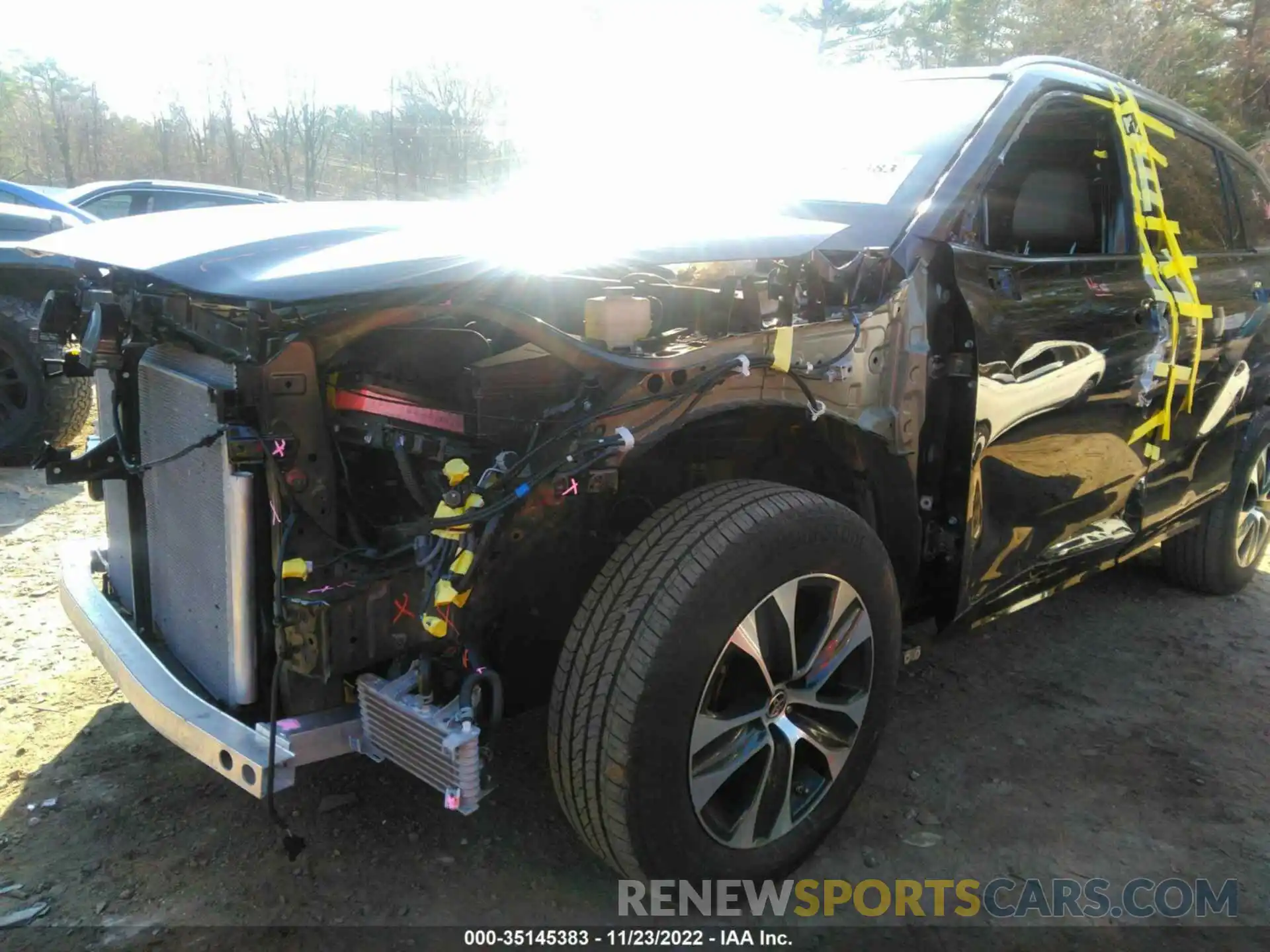 6 Photograph of a damaged car 5TDGZRBH1MS549690 TOYOTA HIGHLANDER 2021