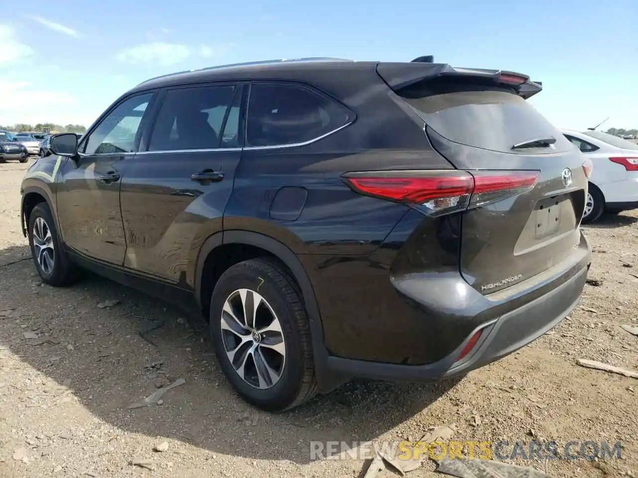 3 Photograph of a damaged car 5TDGZRBH2MS065379 TOYOTA HIGHLANDER 2021