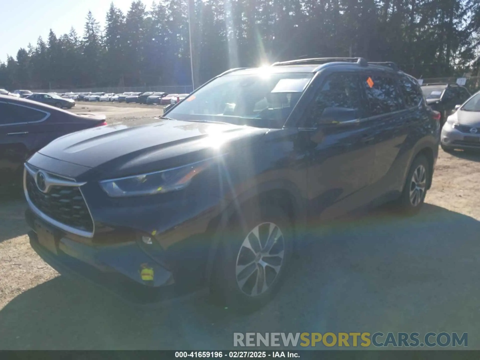 2 Photograph of a damaged car 5TDGZRBH2MS090332 TOYOTA HIGHLANDER 2021