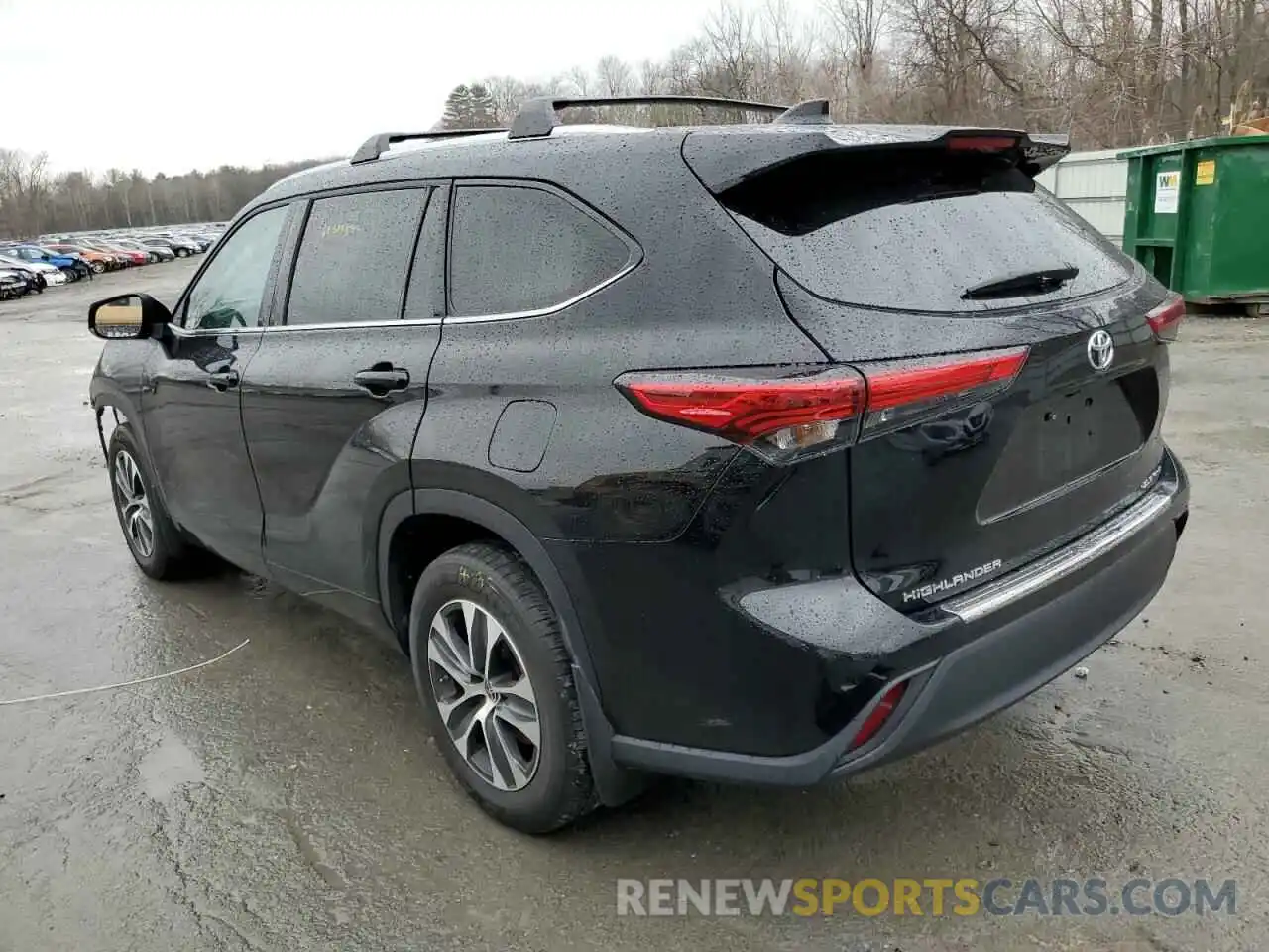 2 Photograph of a damaged car 5TDGZRBH2MS091643 TOYOTA HIGHLANDER 2021