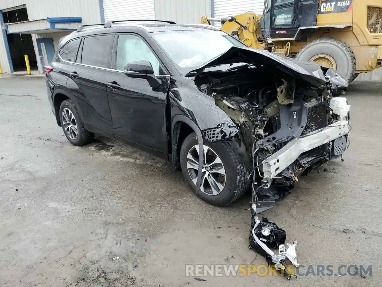 4 Photograph of a damaged car 5TDGZRBH2MS091643 TOYOTA HIGHLANDER 2021