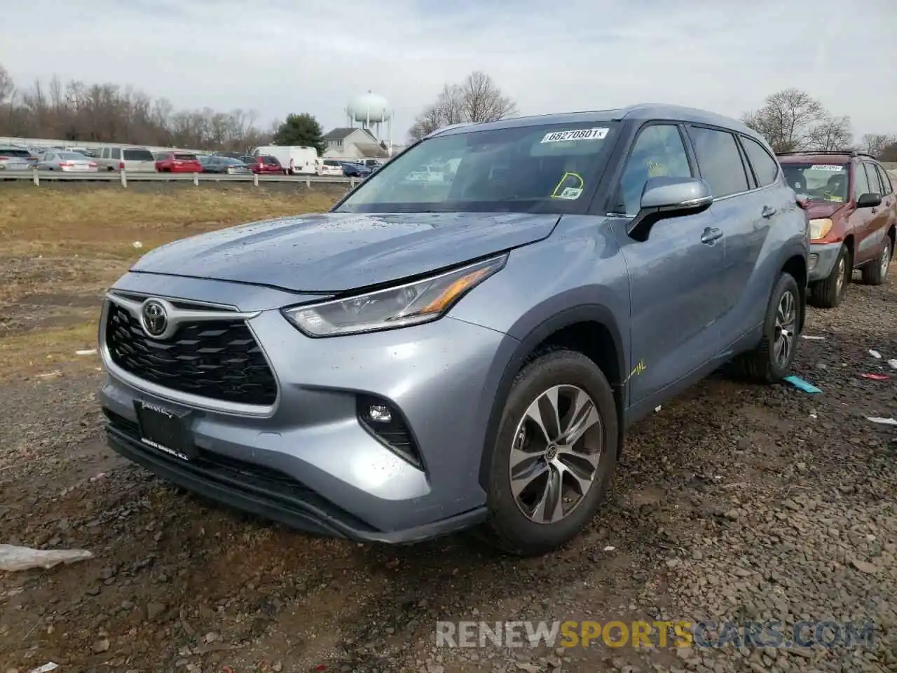 2 Photograph of a damaged car 5TDGZRBH2MS142283 TOYOTA HIGHLANDER 2021