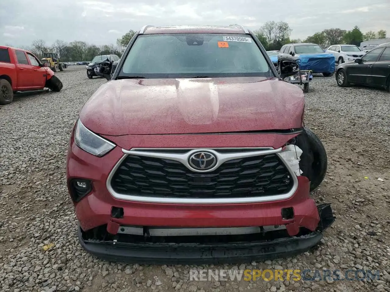 5 Photograph of a damaged car 5TDGZRBH2MS529173 TOYOTA HIGHLANDER 2021