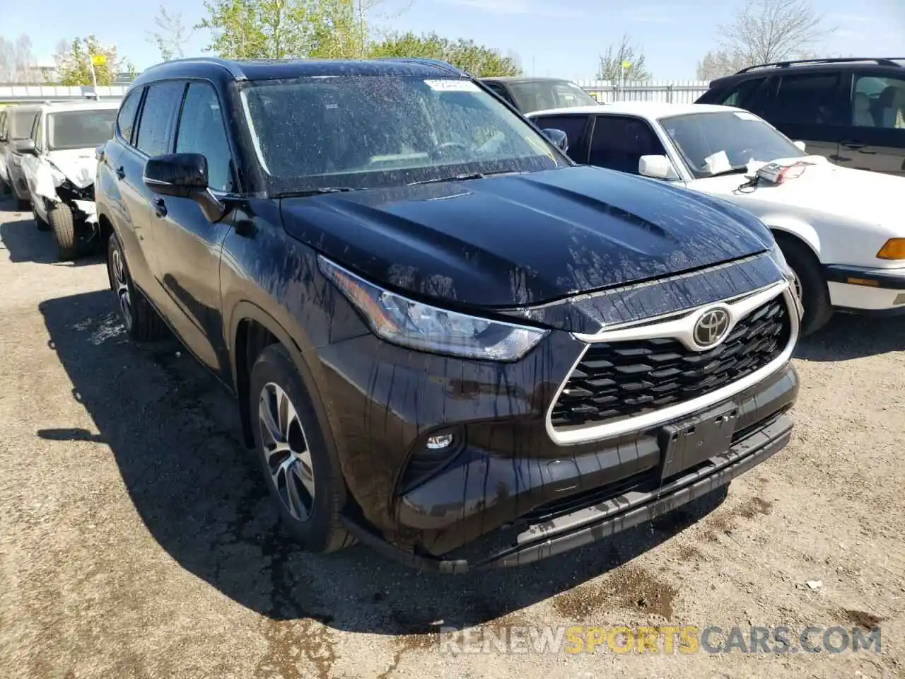 1 Photograph of a damaged car 5TDGZRBH2MS532865 TOYOTA HIGHLANDER 2021