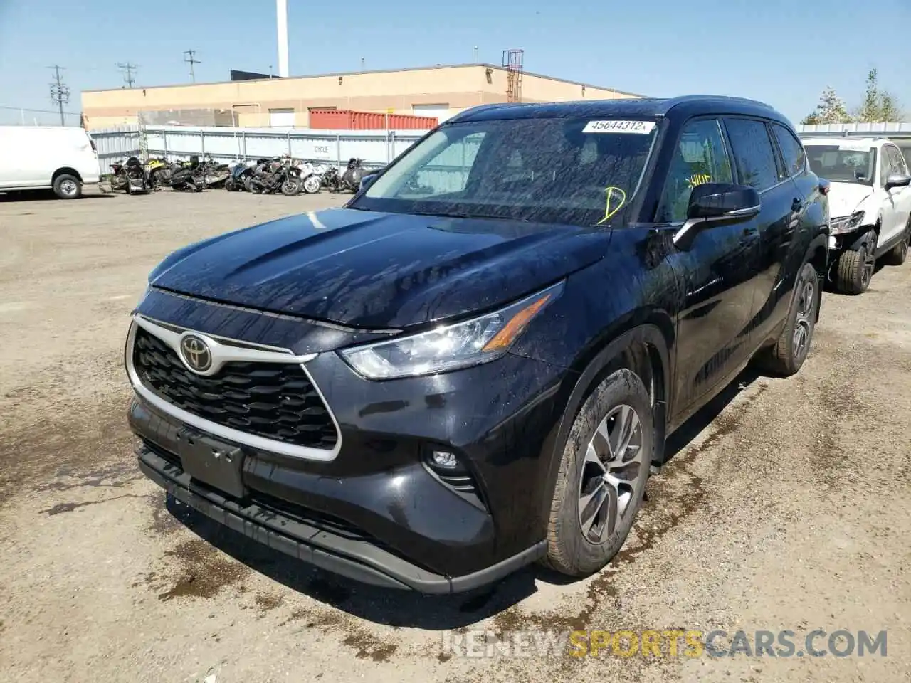 2 Photograph of a damaged car 5TDGZRBH2MS532865 TOYOTA HIGHLANDER 2021