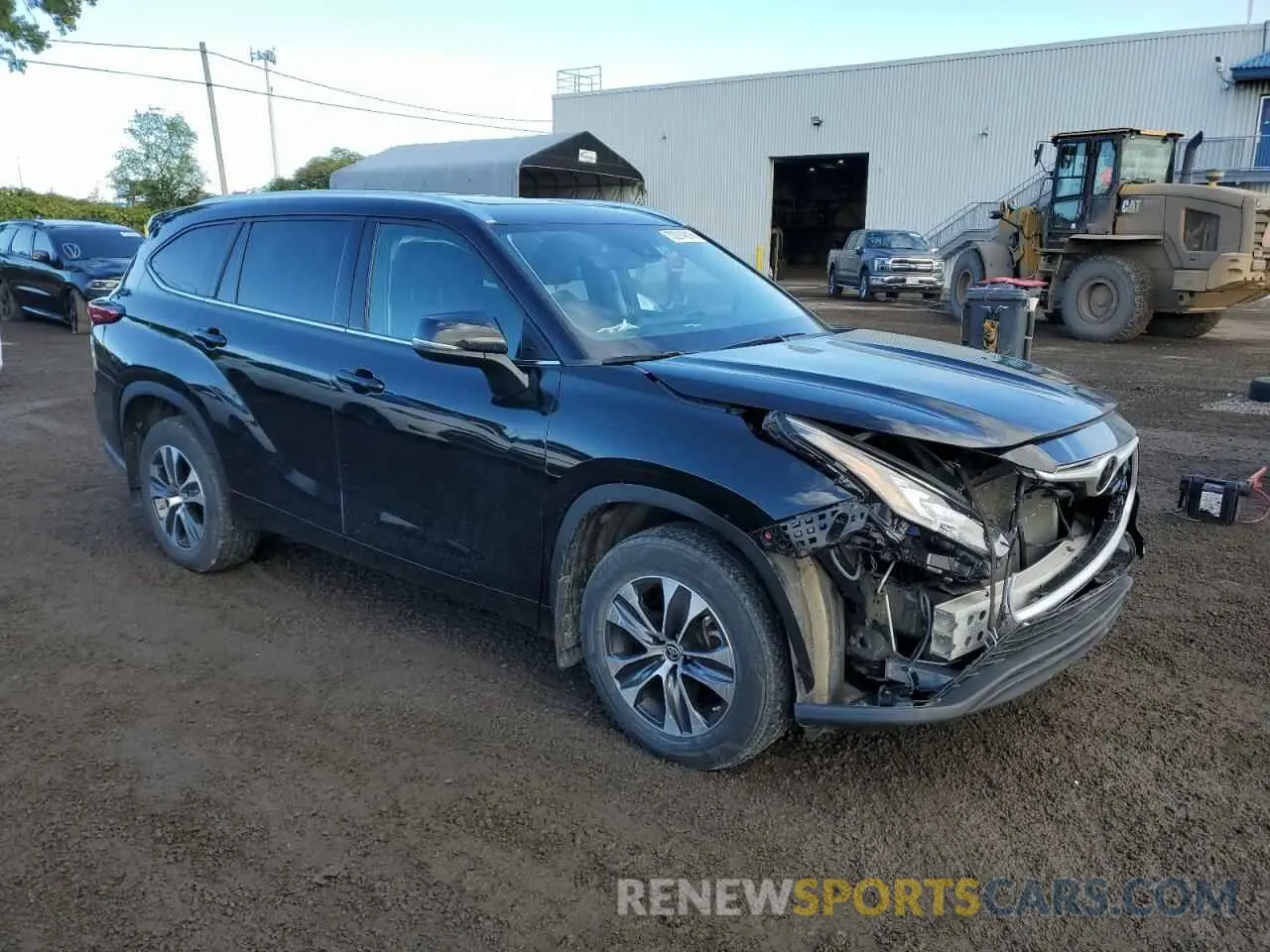 4 Photograph of a damaged car 5TDGZRBH2MS543381 TOYOTA HIGHLANDER 2021