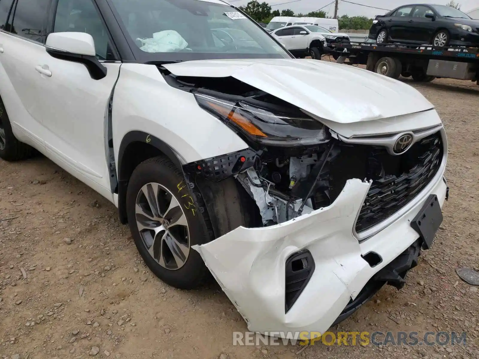 9 Photograph of a damaged car 5TDGZRBH3MS076438 TOYOTA HIGHLANDER 2021