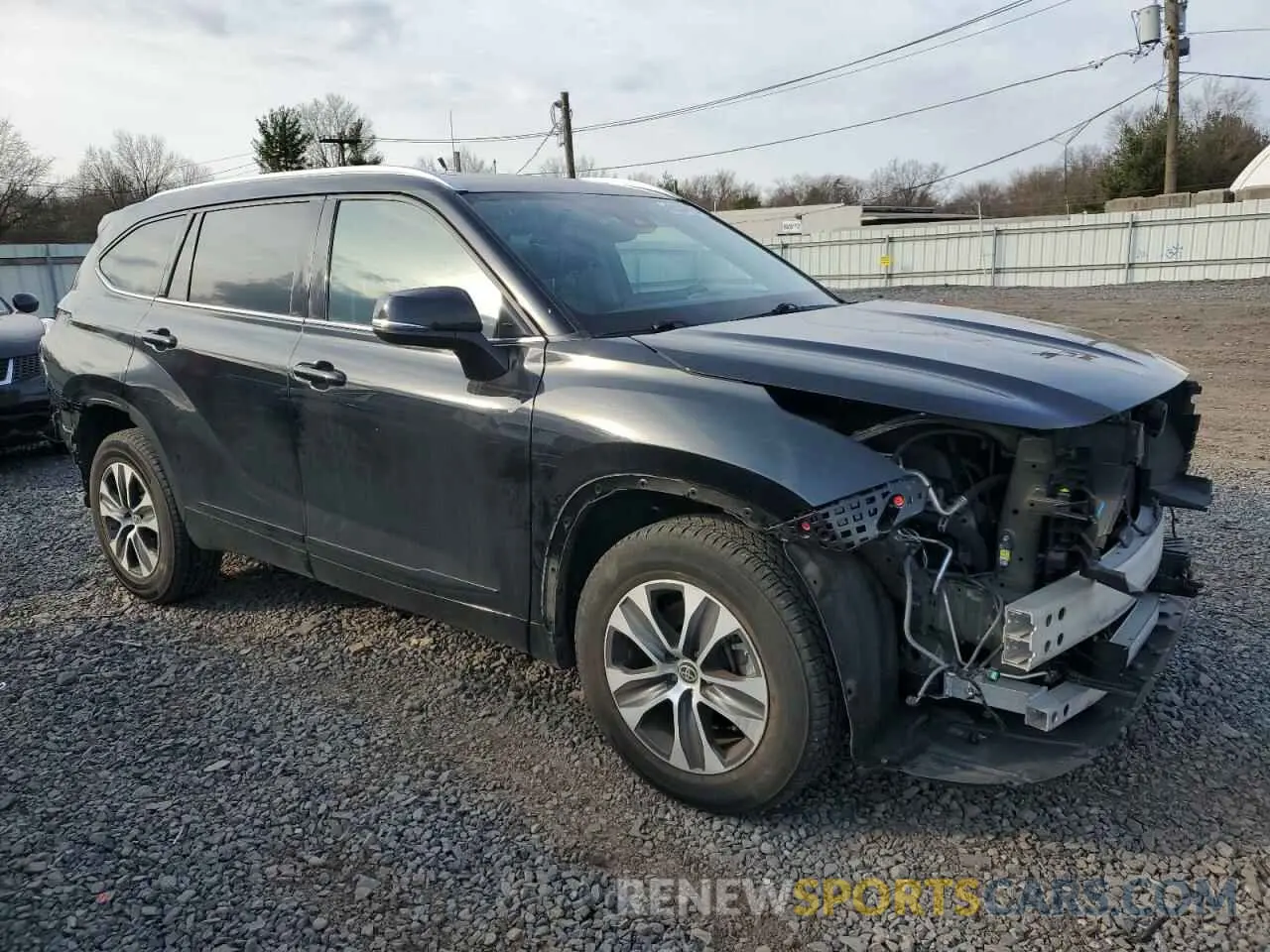 4 Photograph of a damaged car 5TDGZRBH3MS076813 TOYOTA HIGHLANDER 2021