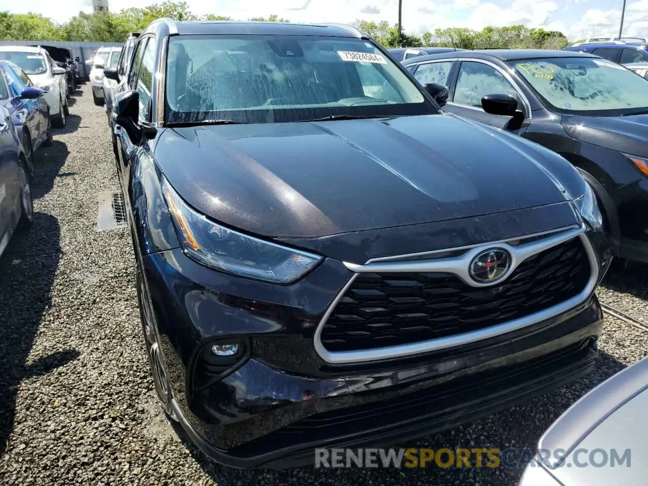 5 Photograph of a damaged car 5TDGZRBH3MS110166 TOYOTA HIGHLANDER 2021