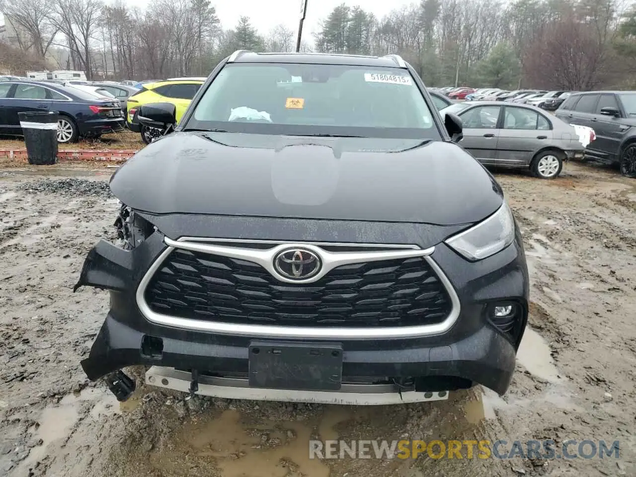 5 Photograph of a damaged car 5TDGZRBH3MS126805 TOYOTA HIGHLANDER 2021