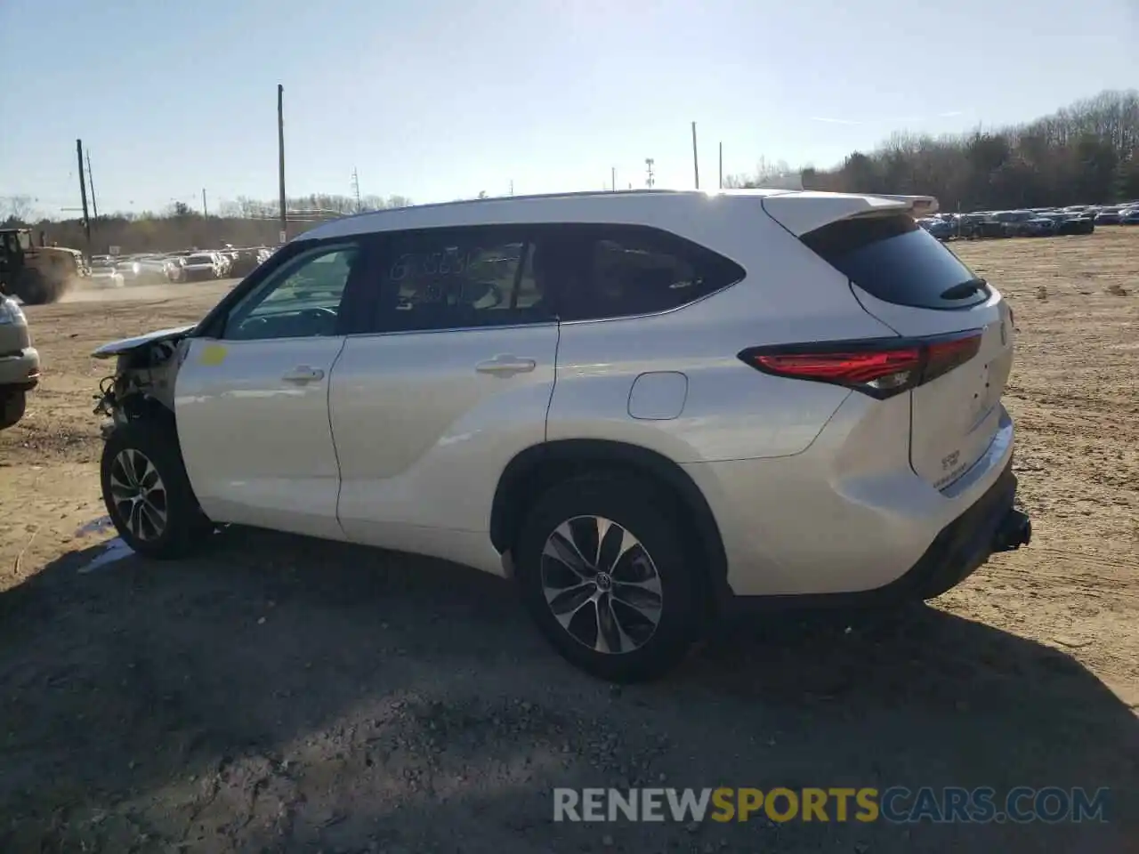 2 Photograph of a damaged car 5TDGZRBH3MS130854 TOYOTA HIGHLANDER 2021