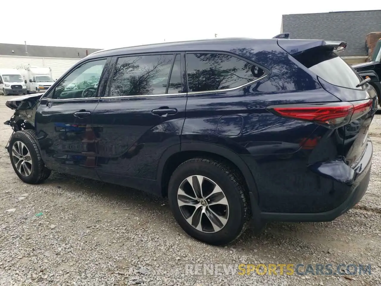 2 Photograph of a damaged car 5TDGZRBH3MS524242 TOYOTA HIGHLANDER 2021