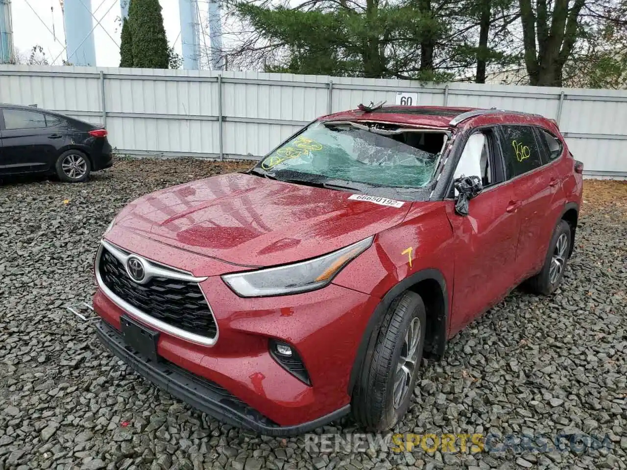 9 Photograph of a damaged car 5TDGZRBH3MS528291 TOYOTA HIGHLANDER 2021