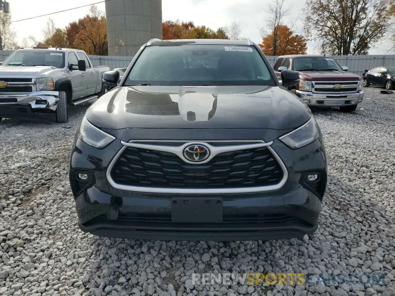 5 Photograph of a damaged car 5TDGZRBH3MS537735 TOYOTA HIGHLANDER 2021