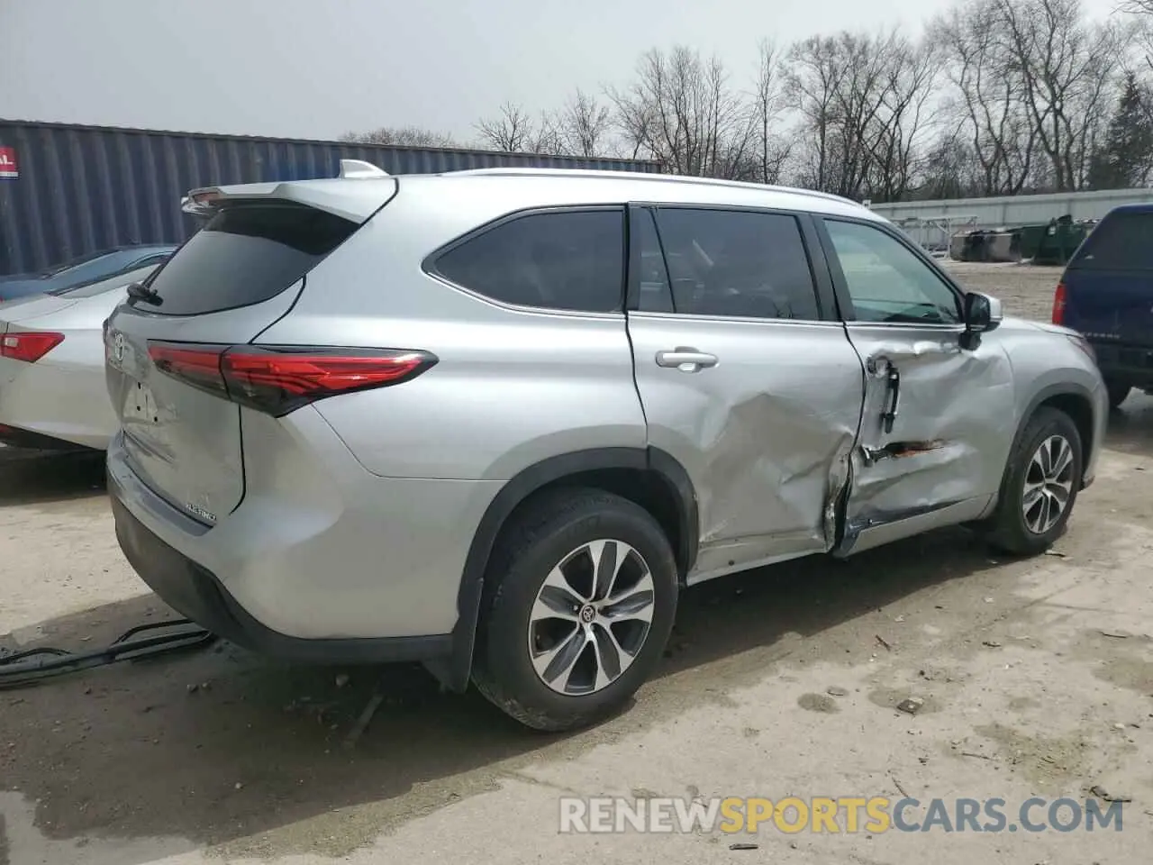 3 Photograph of a damaged car 5TDGZRBH4MS081292 TOYOTA HIGHLANDER 2021