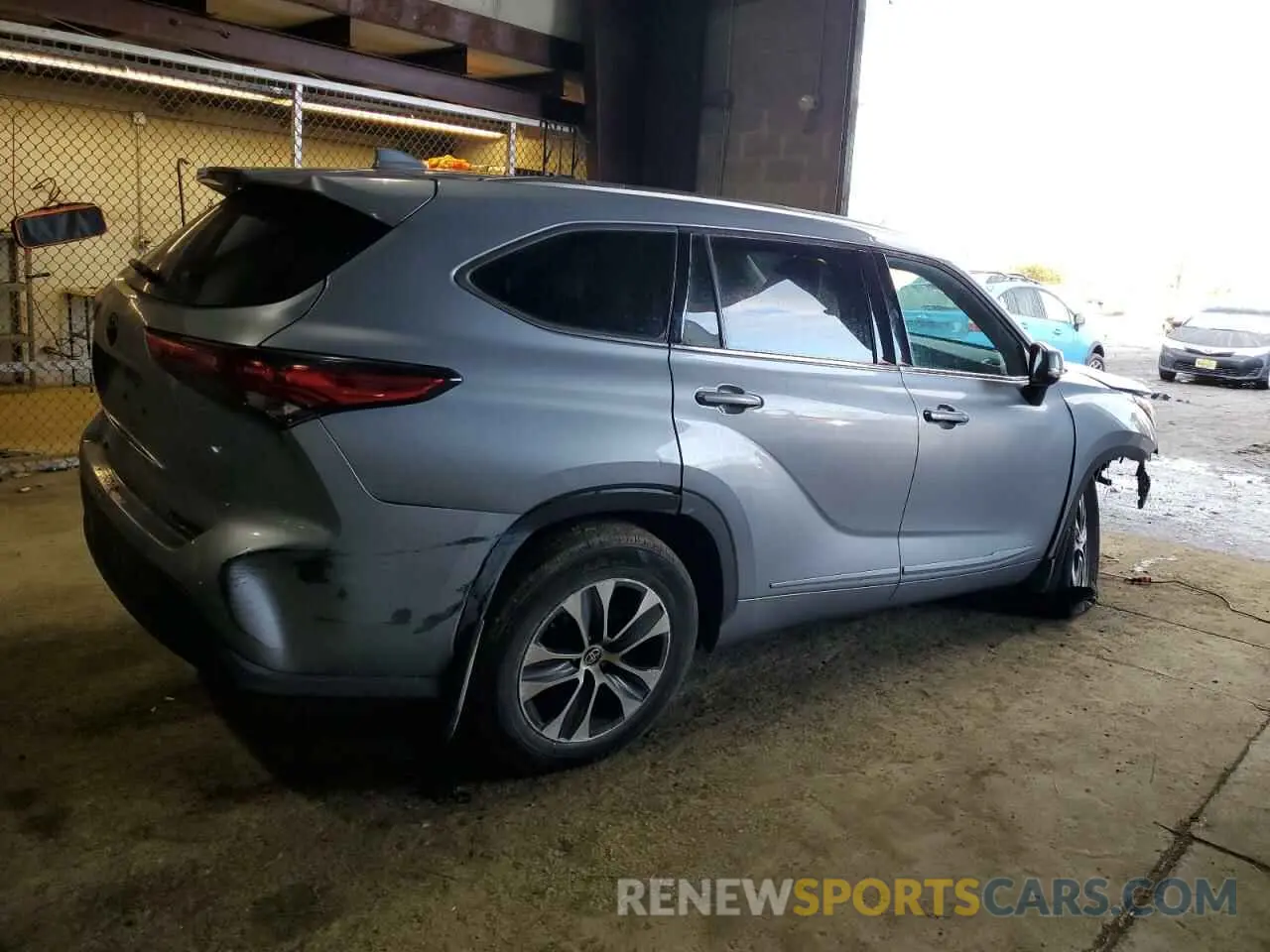 3 Photograph of a damaged car 5TDGZRBH4MS110077 TOYOTA HIGHLANDER 2021