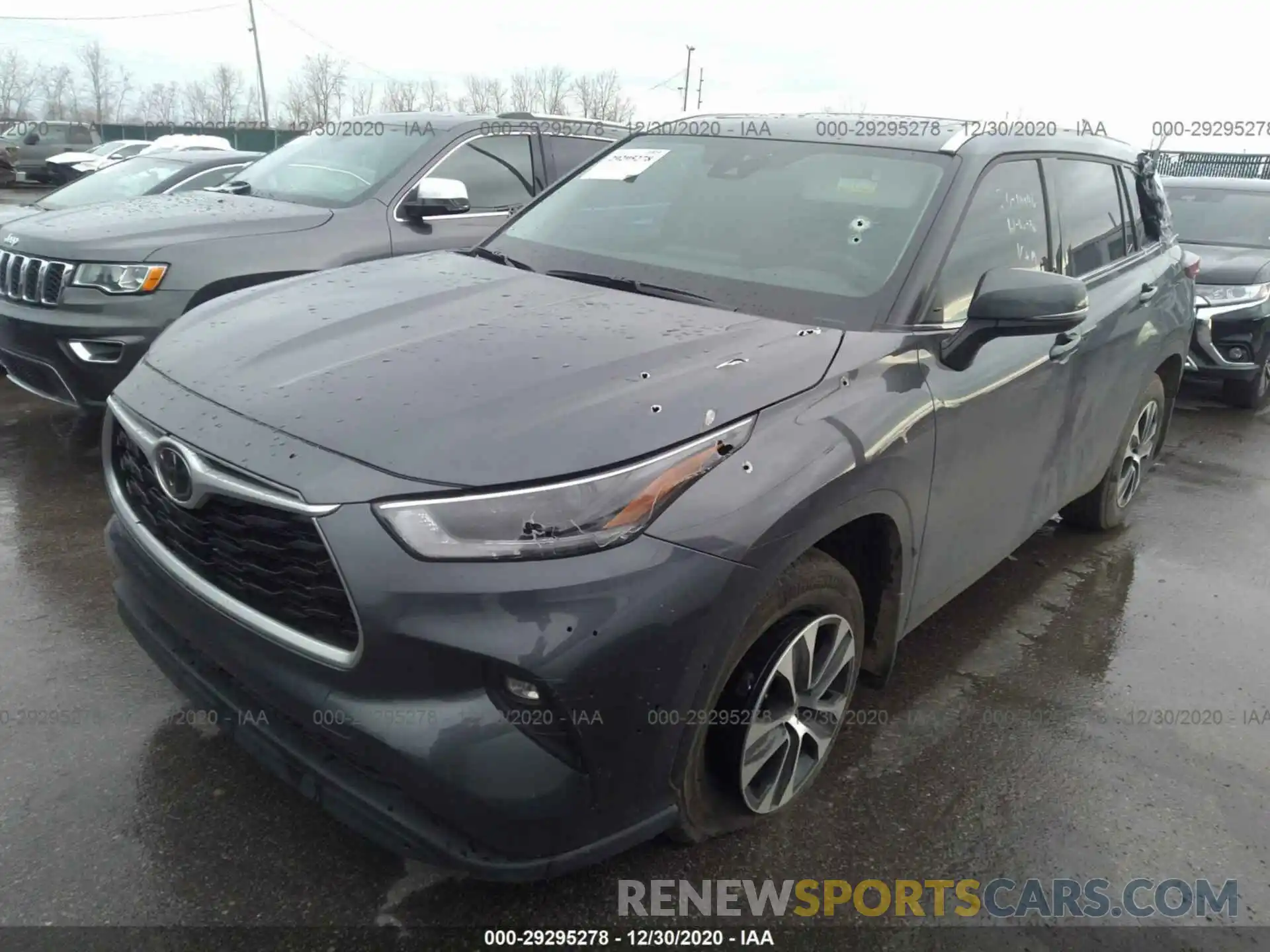 2 Photograph of a damaged car 5TDGZRBH4MS524718 TOYOTA HIGHLANDER 2021