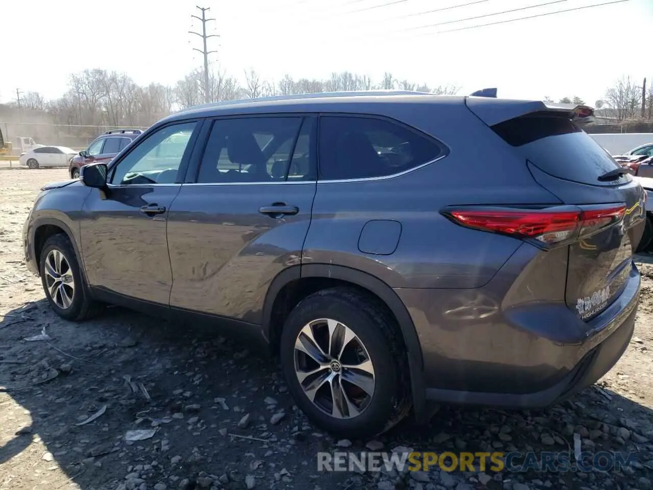 2 Photograph of a damaged car 5TDGZRBH4MS528011 TOYOTA HIGHLANDER 2021