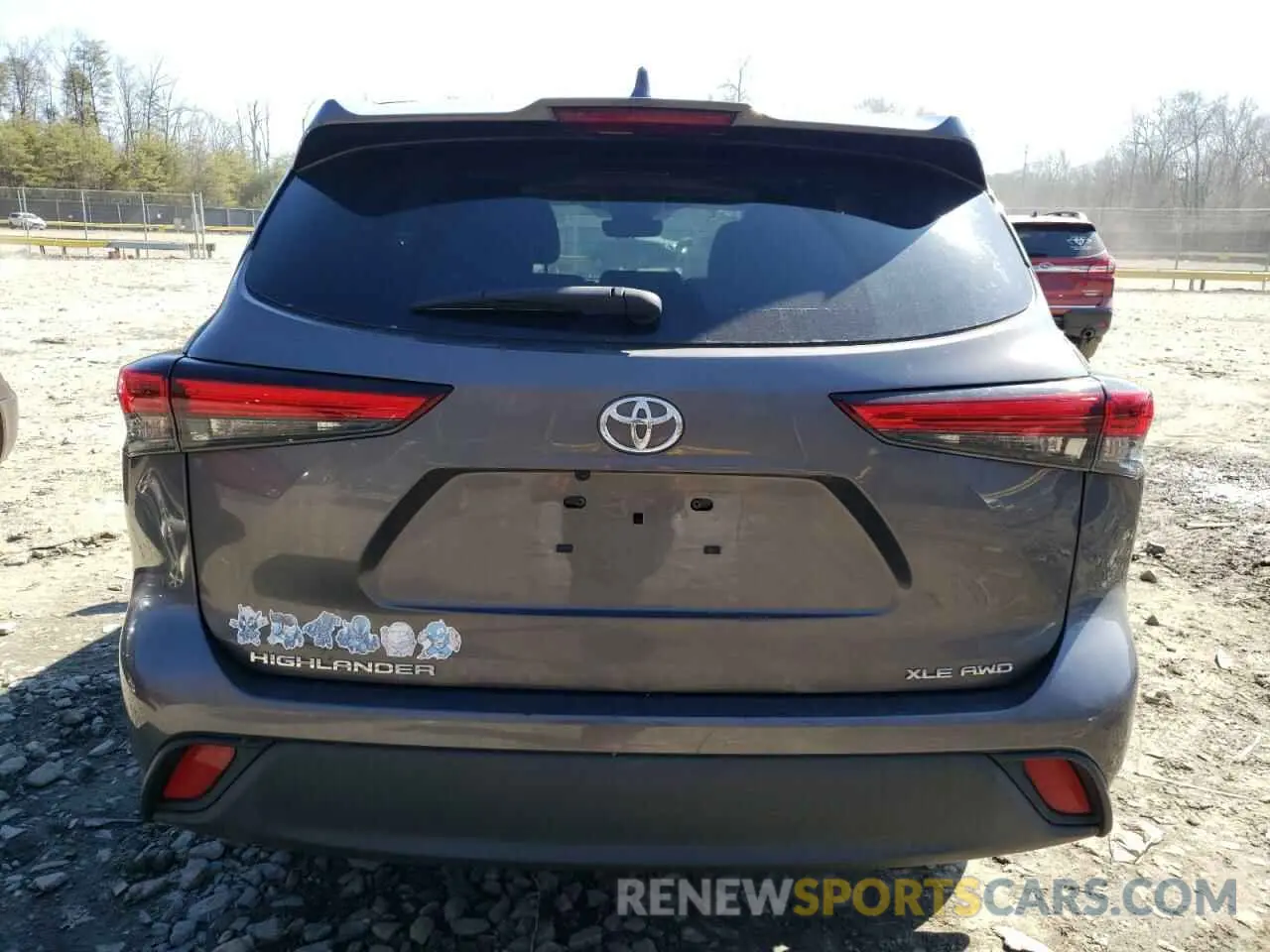 6 Photograph of a damaged car 5TDGZRBH4MS528011 TOYOTA HIGHLANDER 2021