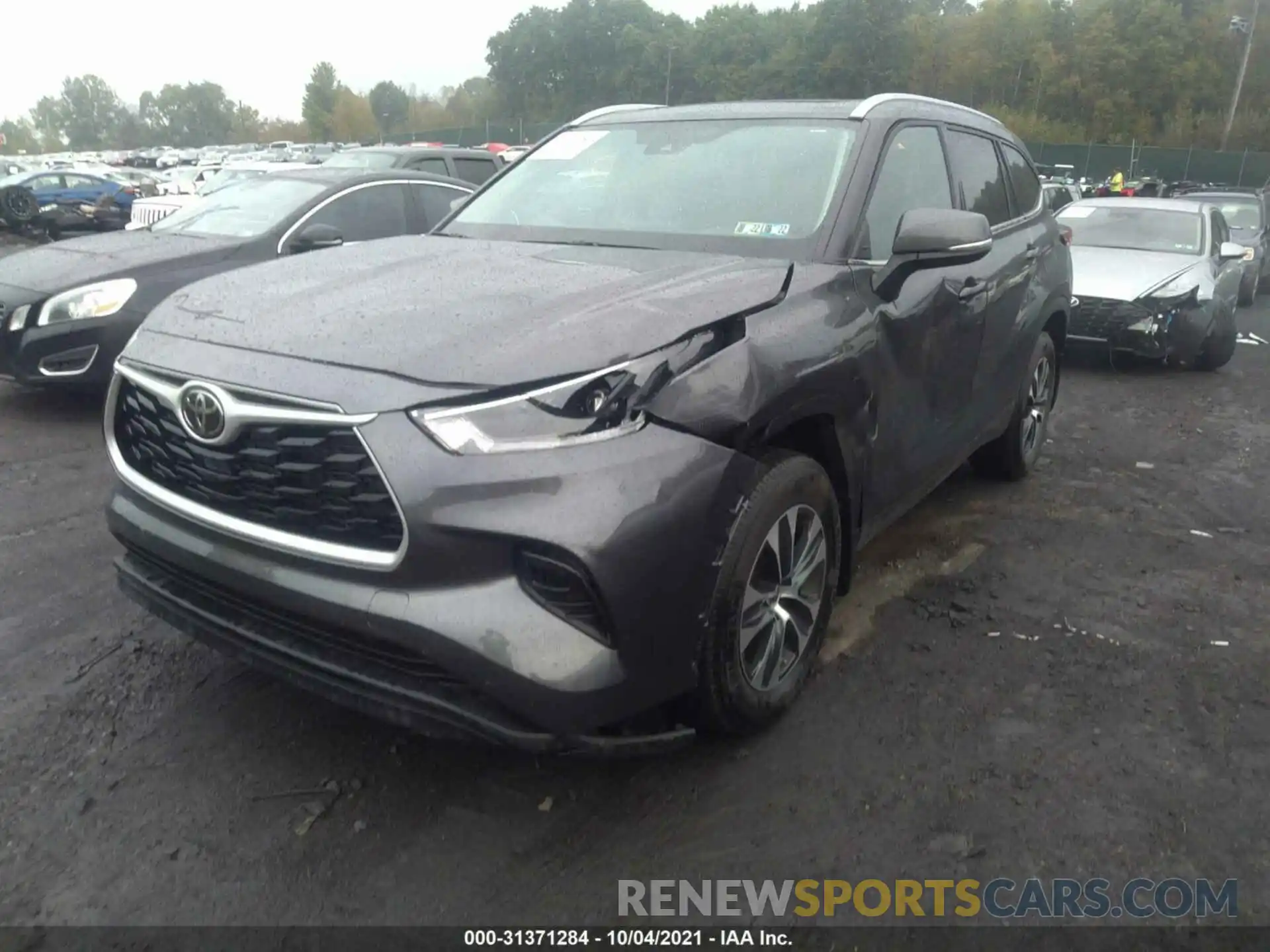 6 Photograph of a damaged car 5TDGZRBH4MS543446 TOYOTA HIGHLANDER 2021