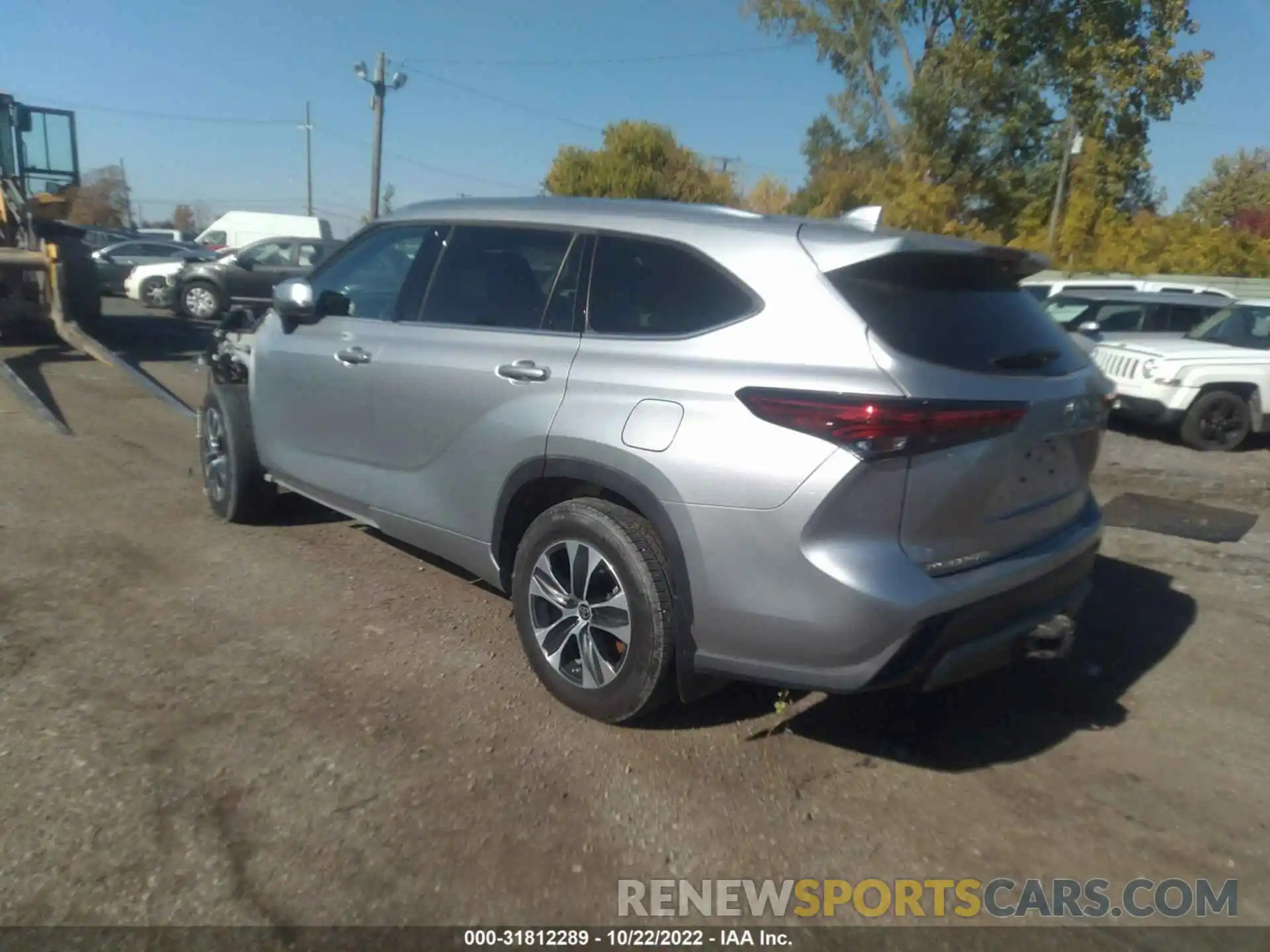 3 Photograph of a damaged car 5TDGZRBH5MS060662 TOYOTA HIGHLANDER 2021