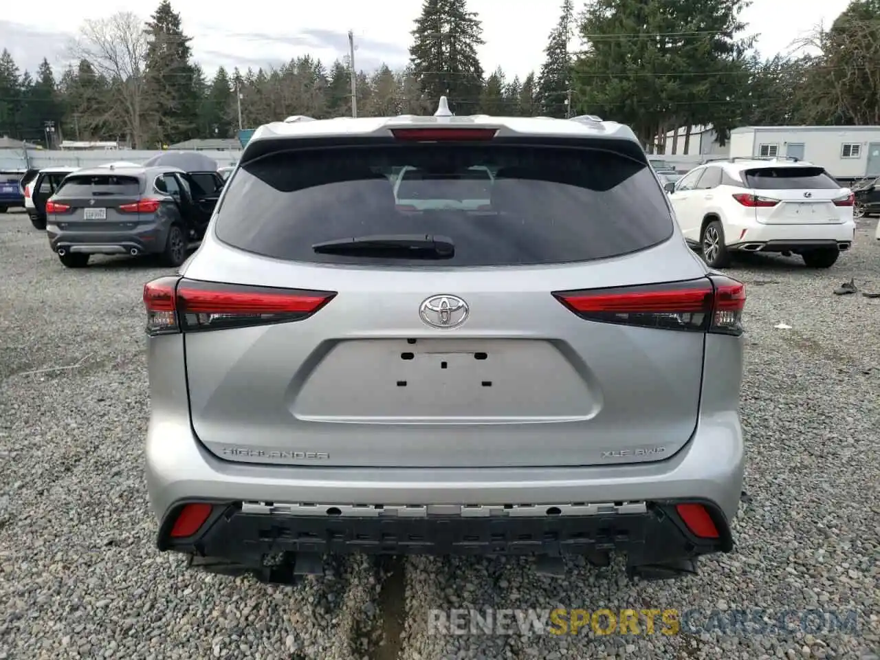 6 Photograph of a damaged car 5TDGZRBH5MS070964 TOYOTA HIGHLANDER 2021