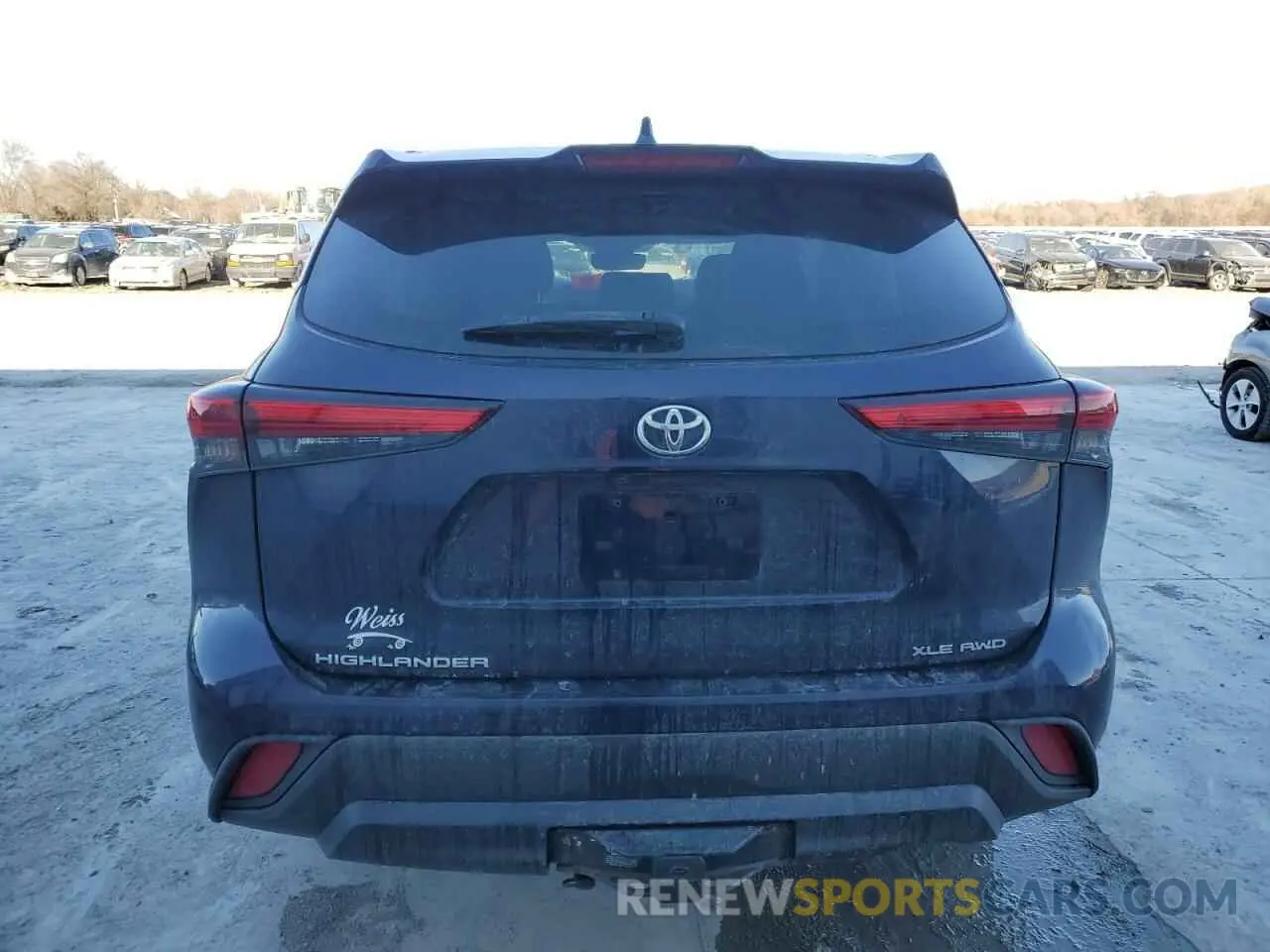 6 Photograph of a damaged car 5TDGZRBH5MS107592 TOYOTA HIGHLANDER 2021