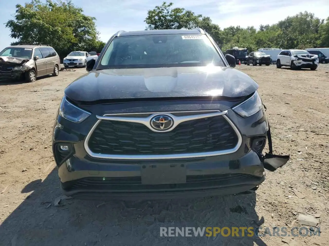 5 Photograph of a damaged car 5TDGZRBH5MS543195 TOYOTA HIGHLANDER 2021