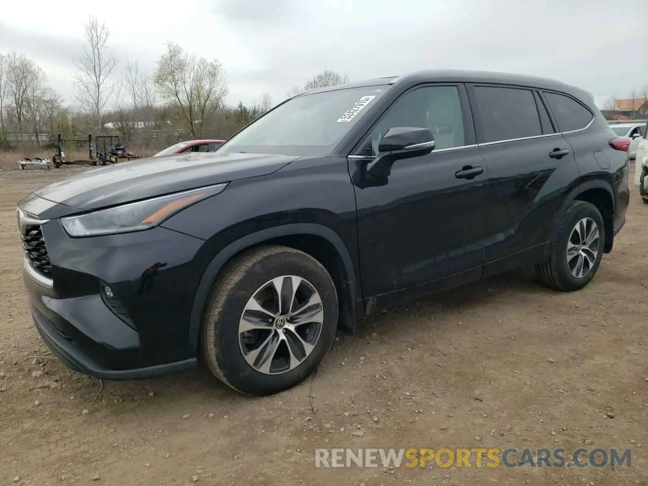 1 Photograph of a damaged car 5TDGZRBH5MS553600 TOYOTA HIGHLANDER 2021