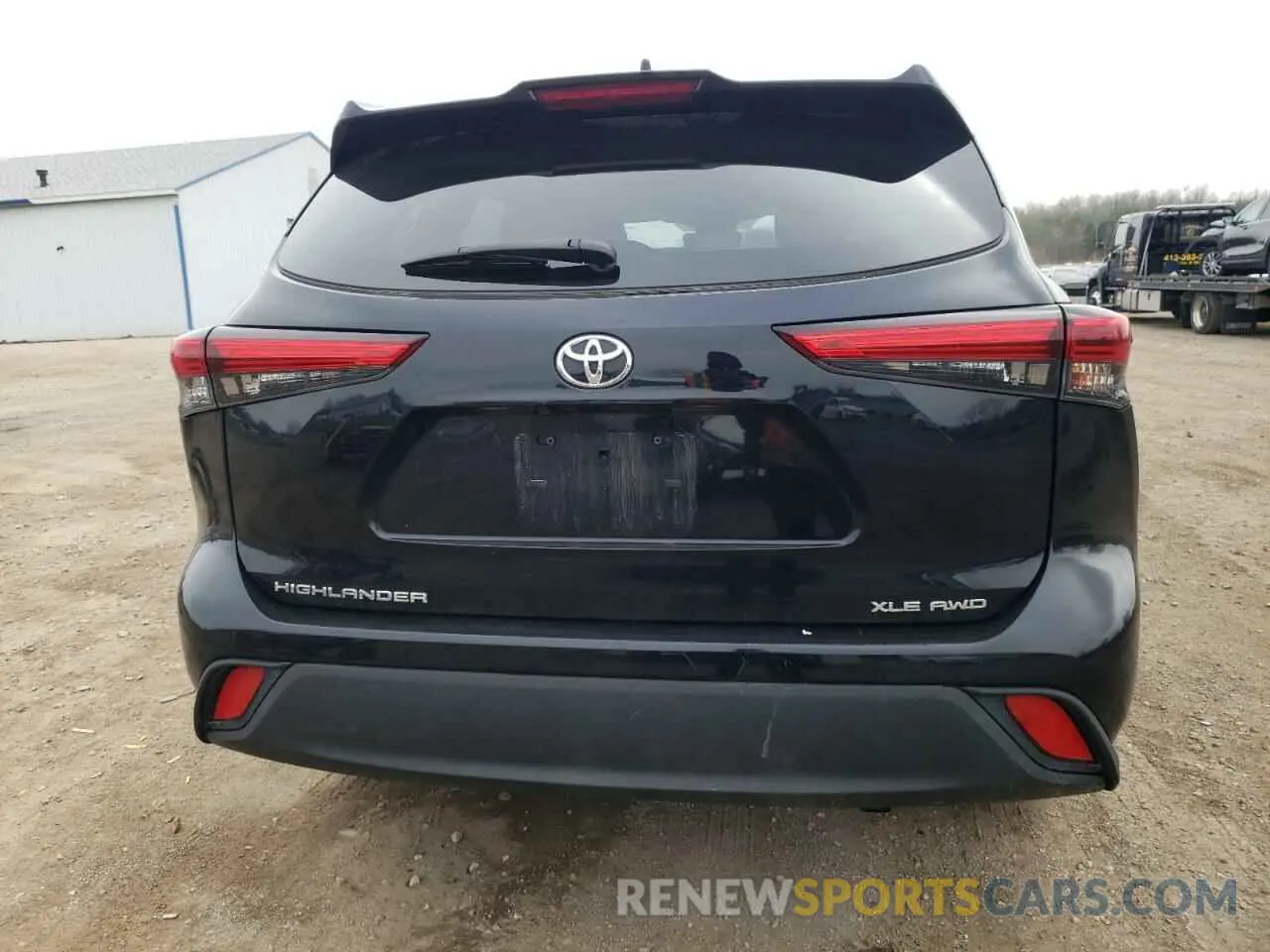 6 Photograph of a damaged car 5TDGZRBH5MS553600 TOYOTA HIGHLANDER 2021