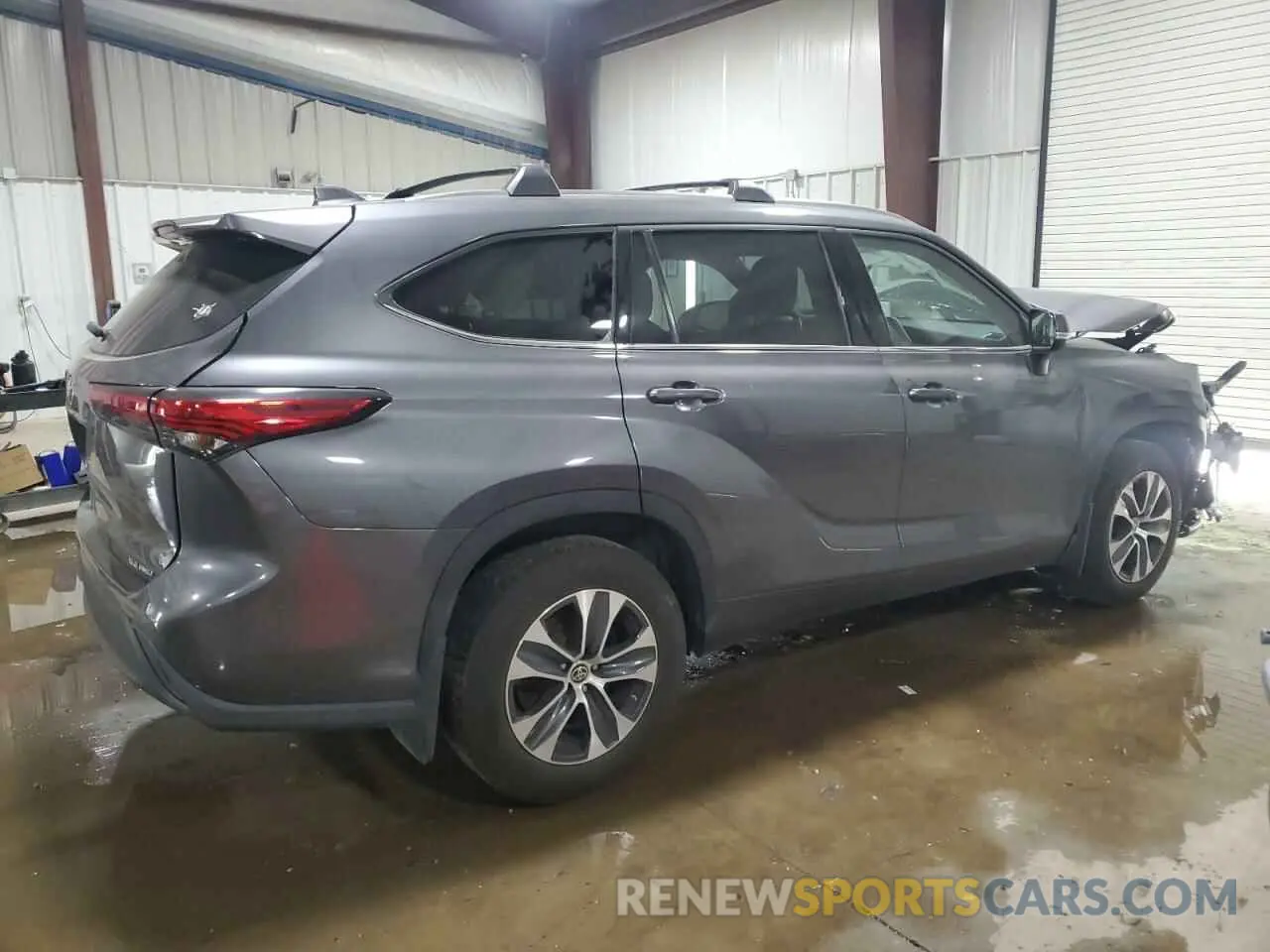 3 Photograph of a damaged car 5TDGZRBH5MS555752 TOYOTA HIGHLANDER 2021