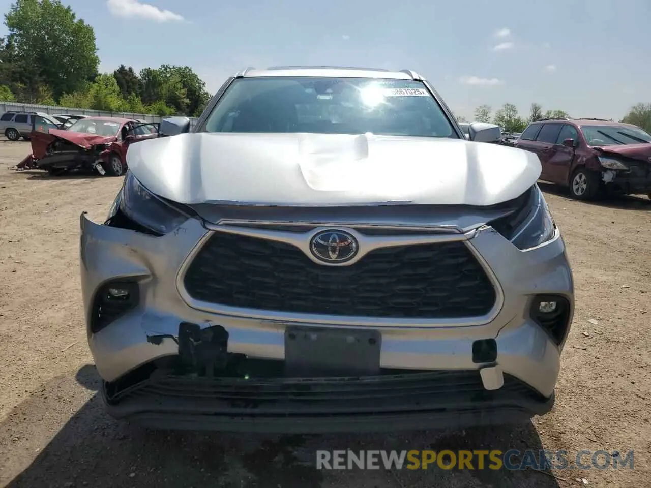 5 Photograph of a damaged car 5TDGZRBH6MS056815 TOYOTA HIGHLANDER 2021
