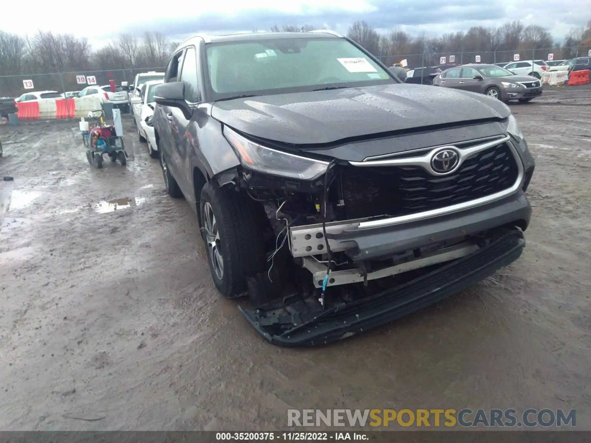 6 Photograph of a damaged car 5TDGZRBH6MS074912 TOYOTA HIGHLANDER 2021