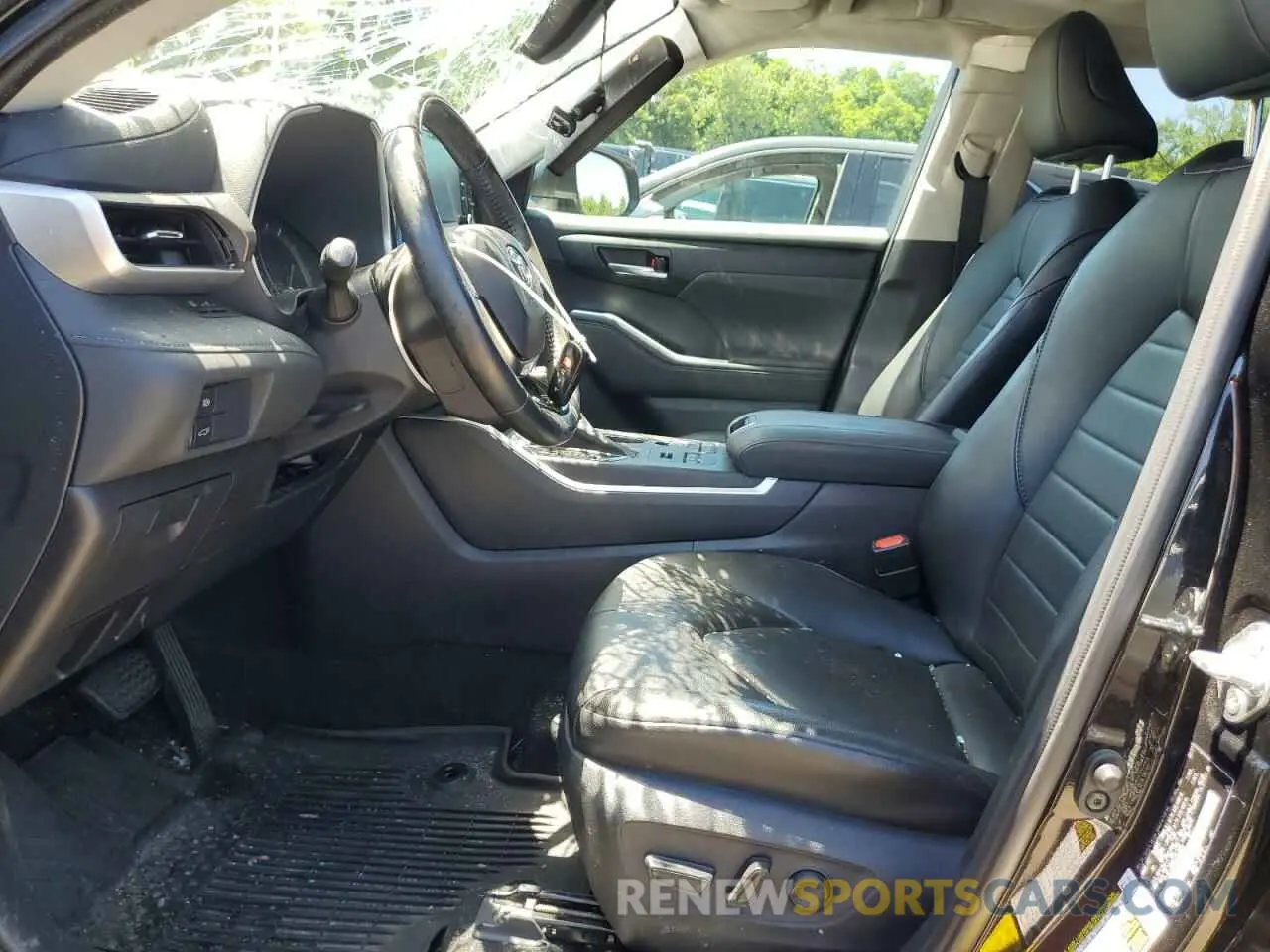 7 Photograph of a damaged car 5TDGZRBH6MS095582 TOYOTA HIGHLANDER 2021