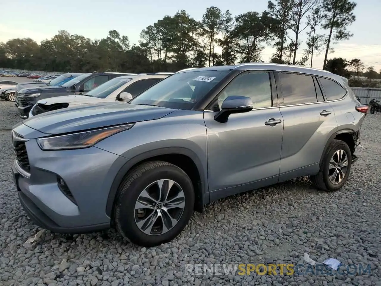 1 Photograph of a damaged car 5TDGZRBH6MS144585 TOYOTA HIGHLANDER 2021