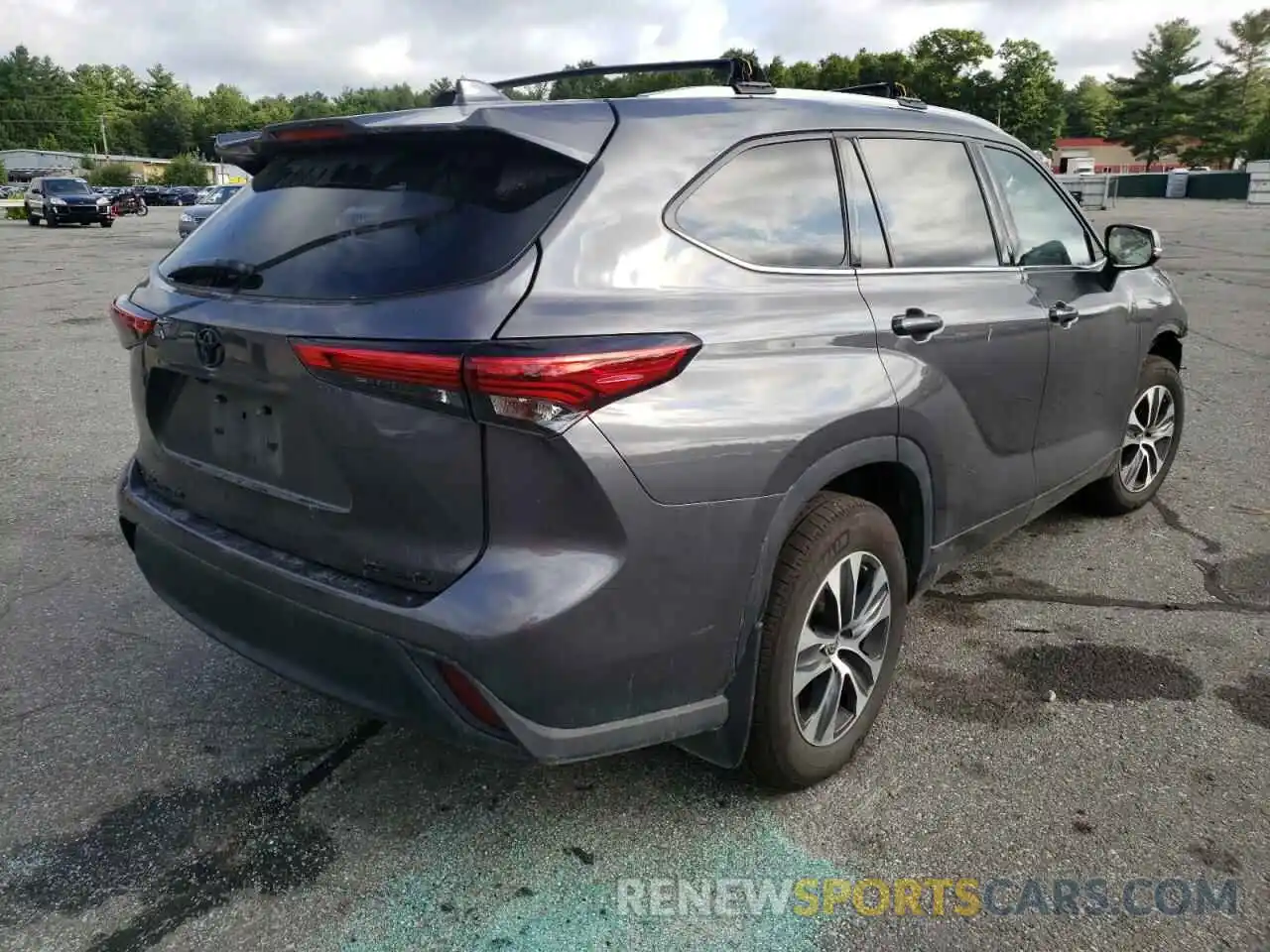 4 Photograph of a damaged car 5TDGZRBH6MS150953 TOYOTA HIGHLANDER 2021