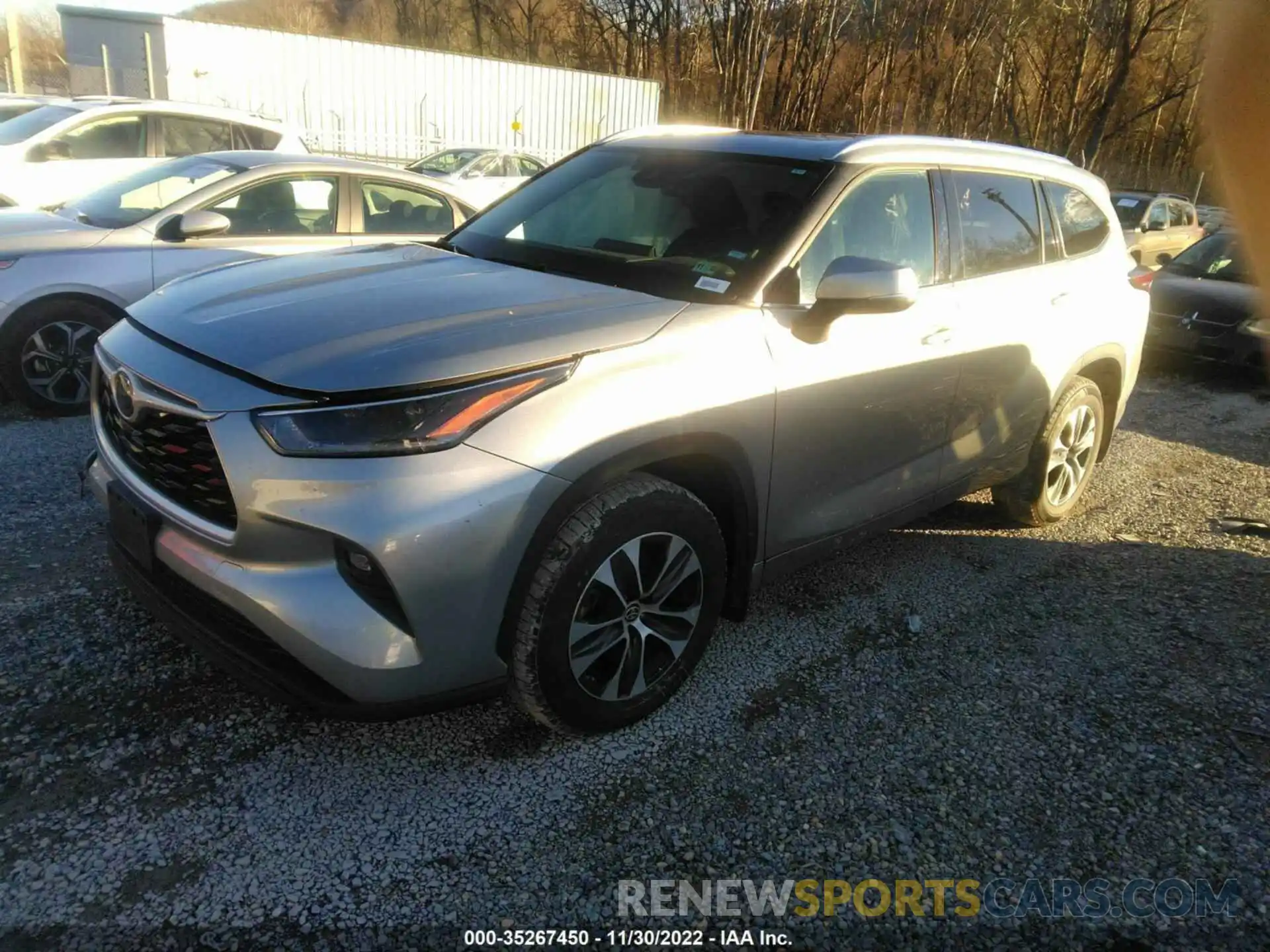 2 Photograph of a damaged car 5TDGZRBH6MS524610 TOYOTA HIGHLANDER 2021