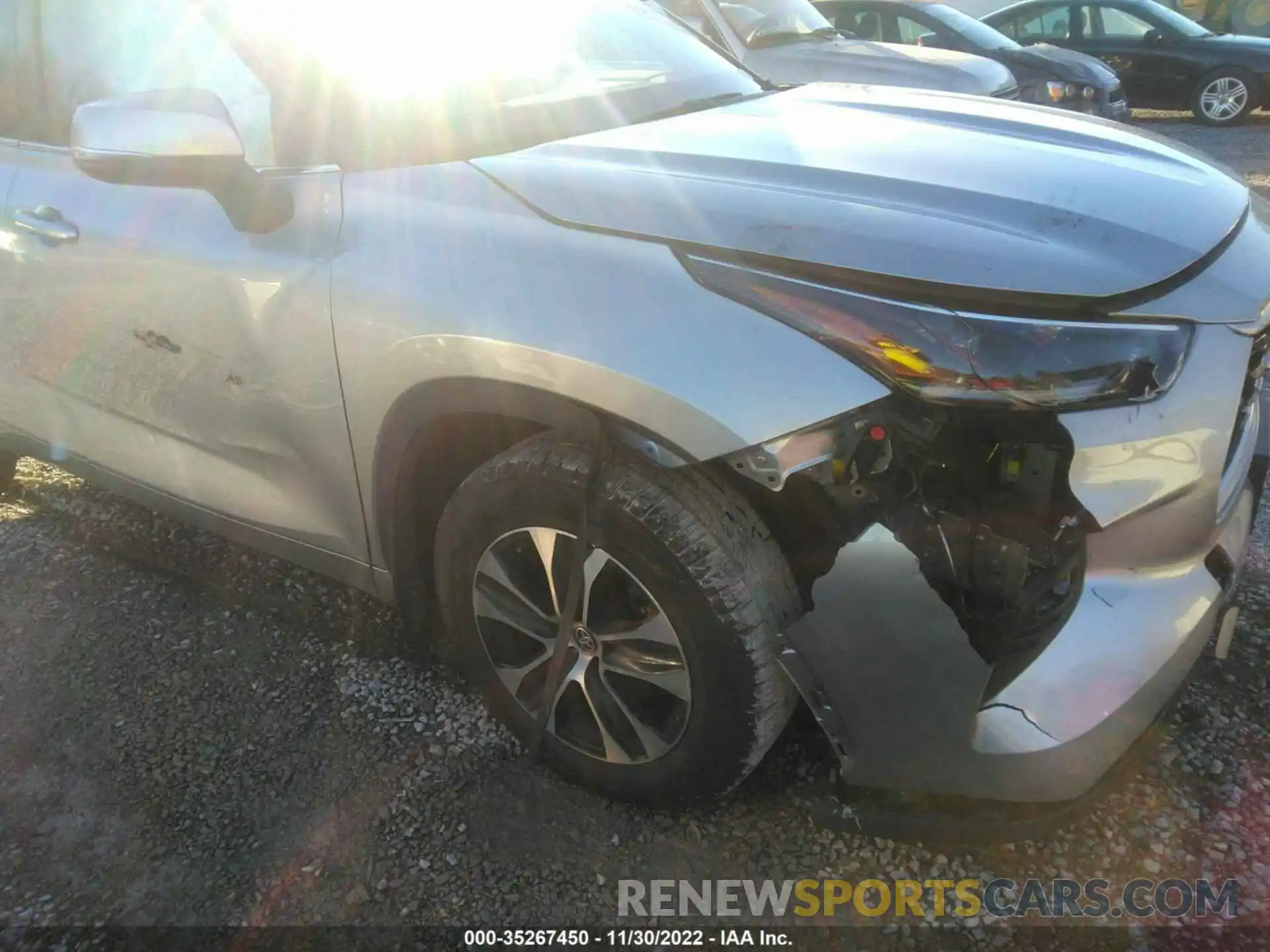 6 Photograph of a damaged car 5TDGZRBH6MS524610 TOYOTA HIGHLANDER 2021