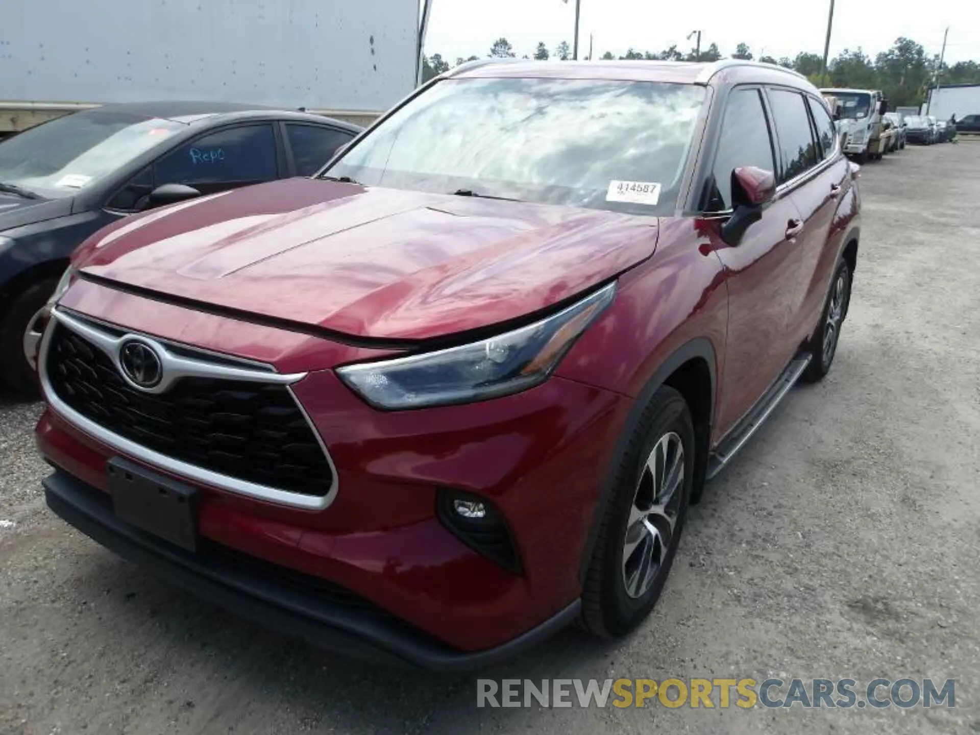 16 Photograph of a damaged car 5TDGZRBH6MS554982 TOYOTA HIGHLANDER 2021