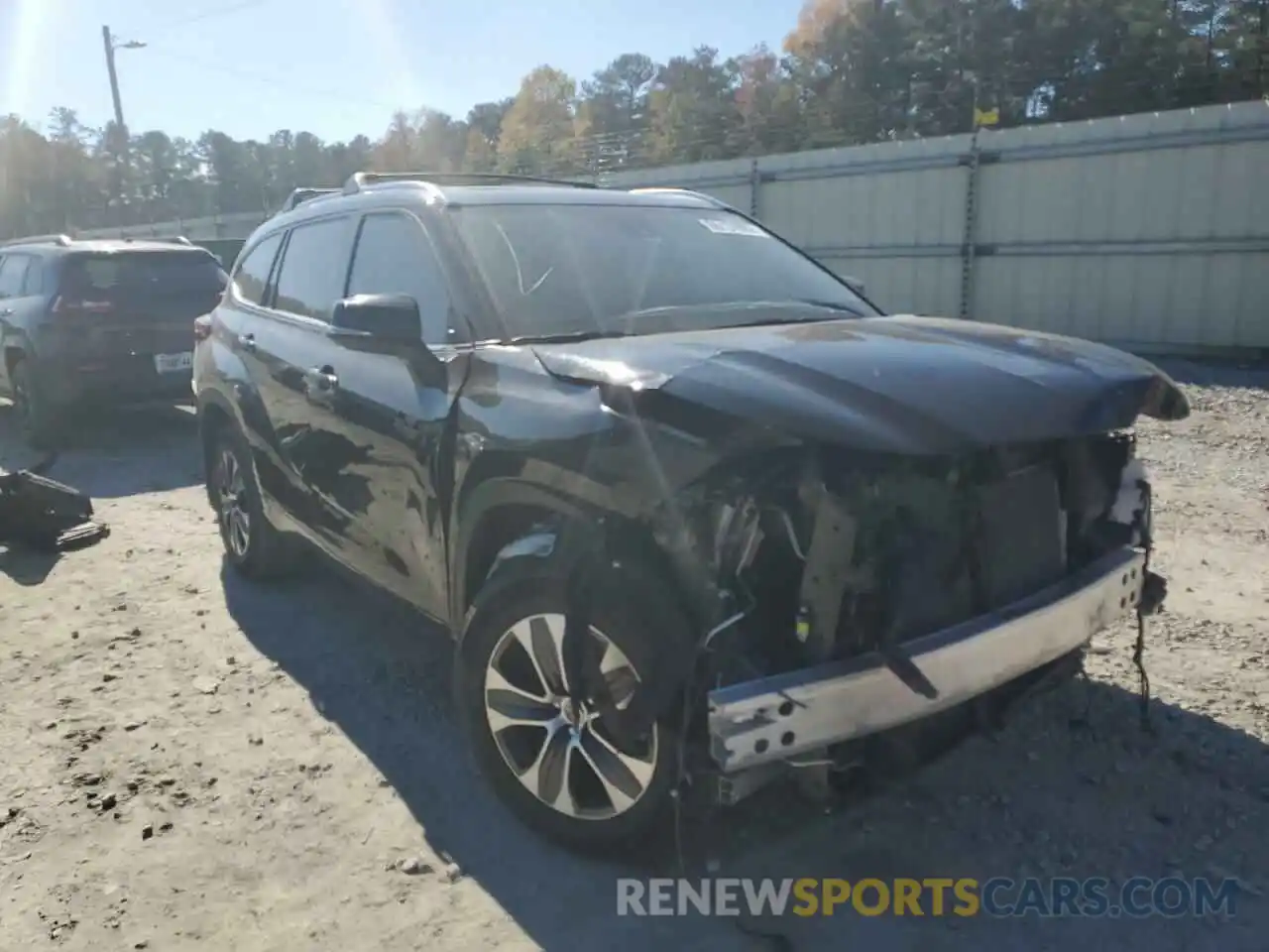 1 Photograph of a damaged car 5TDGZRBH6MS559289 TOYOTA HIGHLANDER 2021