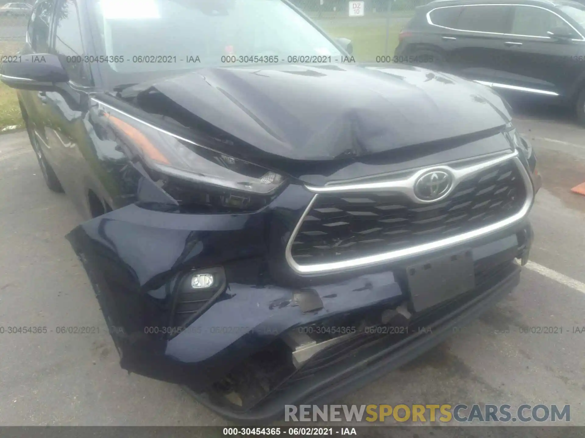 6 Photograph of a damaged car 5TDGZRBH7MS069170 TOYOTA HIGHLANDER 2021