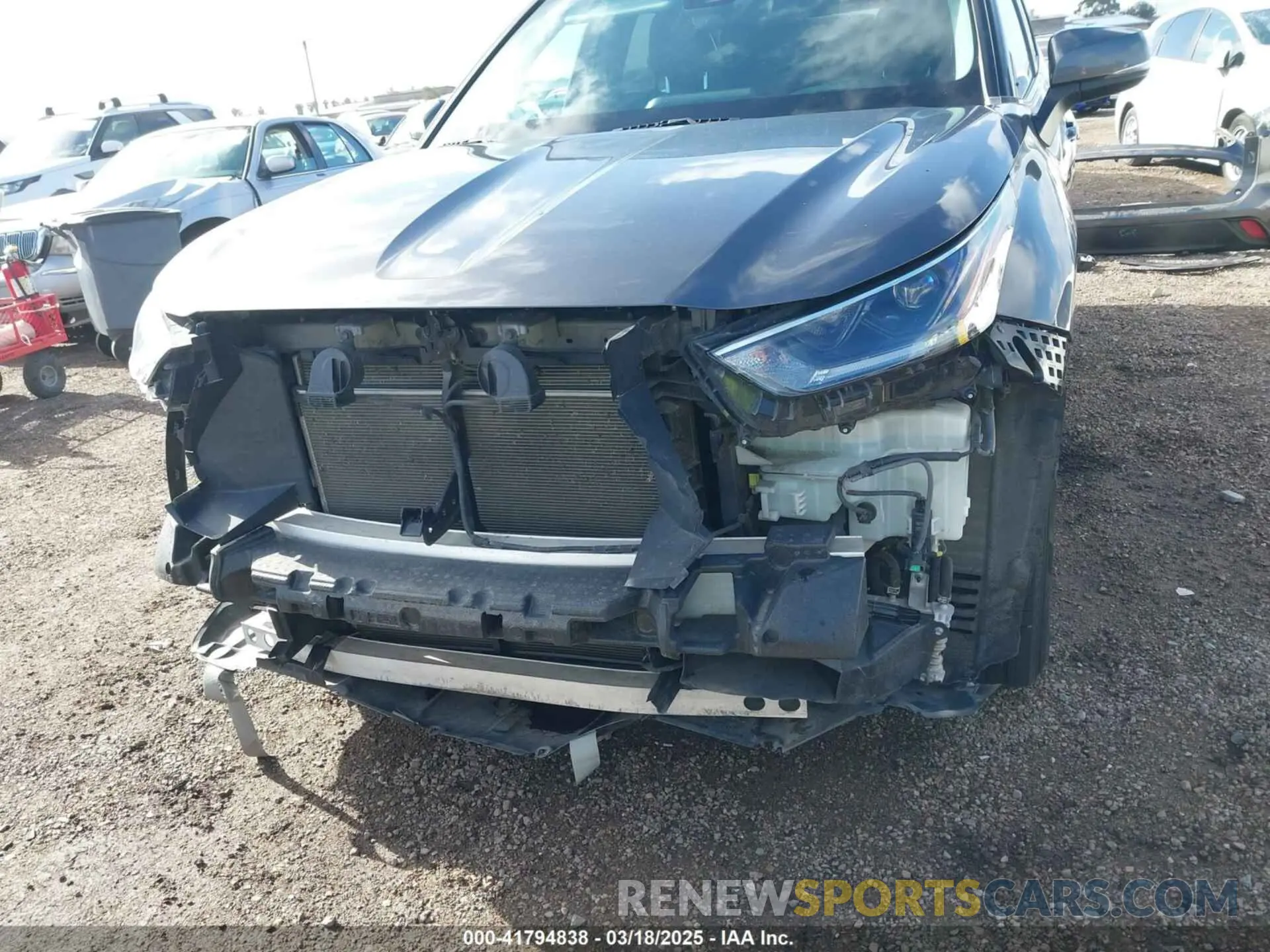 6 Photograph of a damaged car 5TDGZRBH7MS121493 TOYOTA HIGHLANDER 2021
