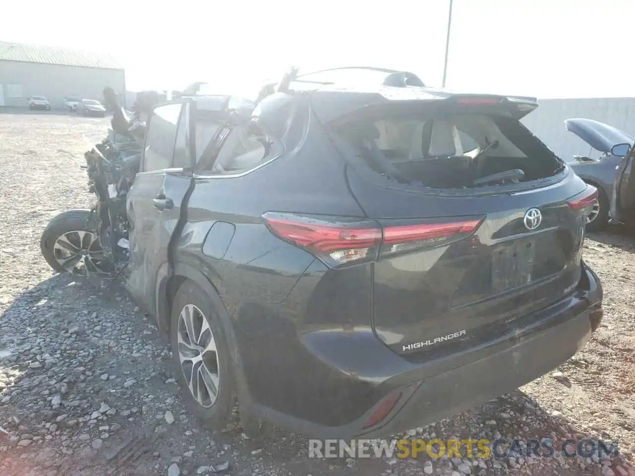 3 Photograph of a damaged car 5TDGZRBH7MS124927 TOYOTA HIGHLANDER 2021