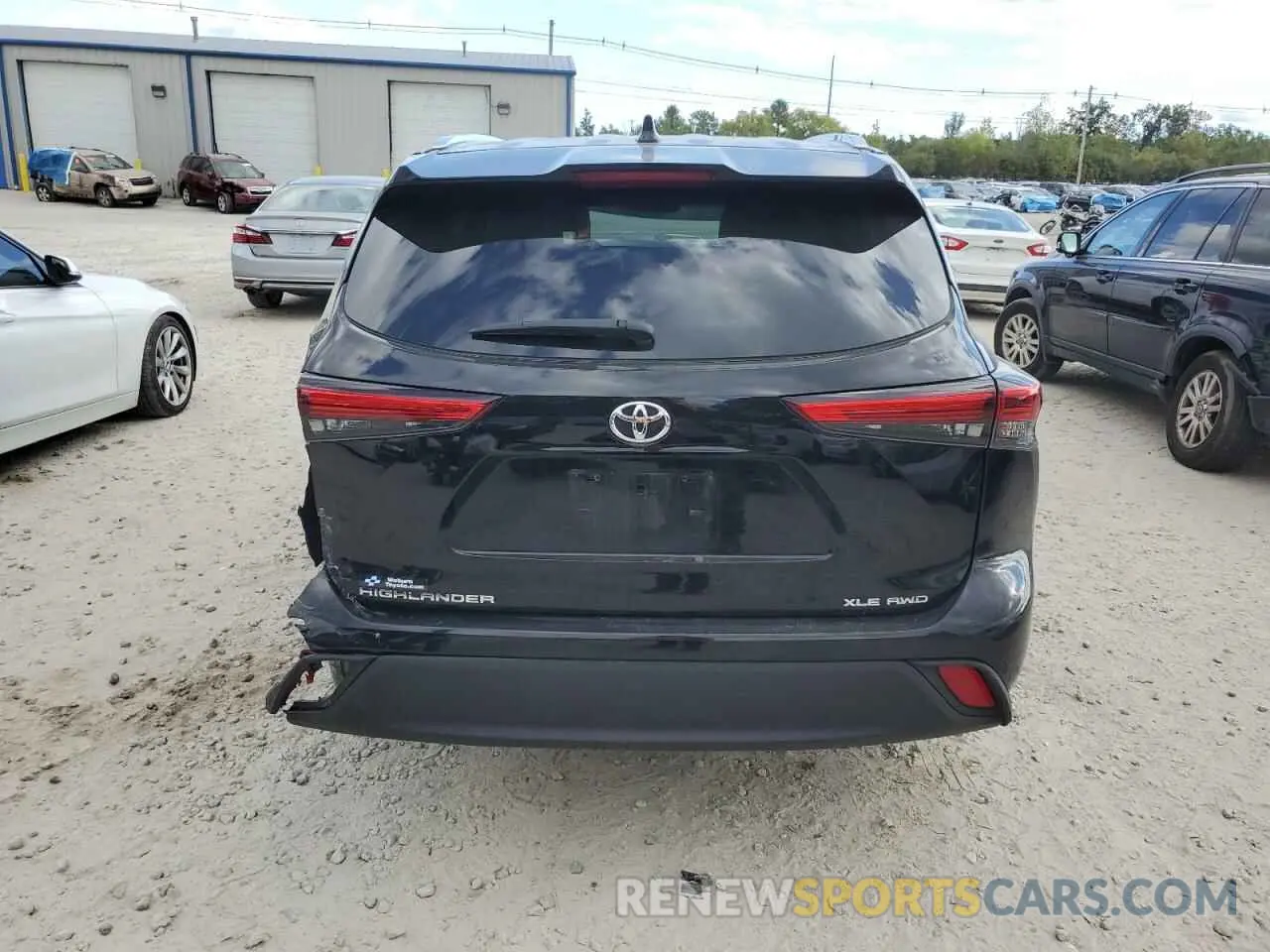 6 Photograph of a damaged car 5TDGZRBH7MS124989 TOYOTA HIGHLANDER 2021