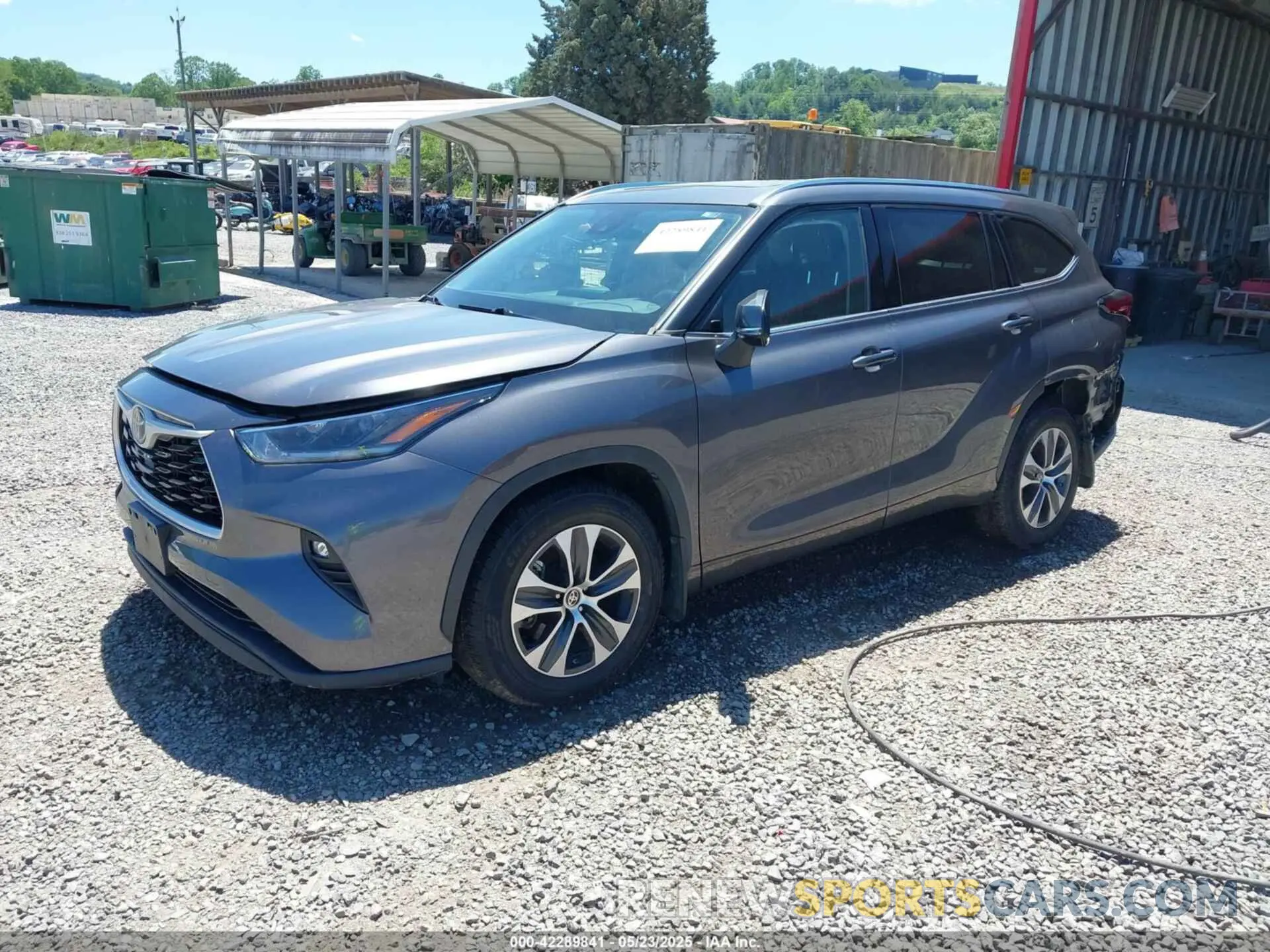 2 Photograph of a damaged car 5TDGZRBH8MS117999 TOYOTA HIGHLANDER 2021