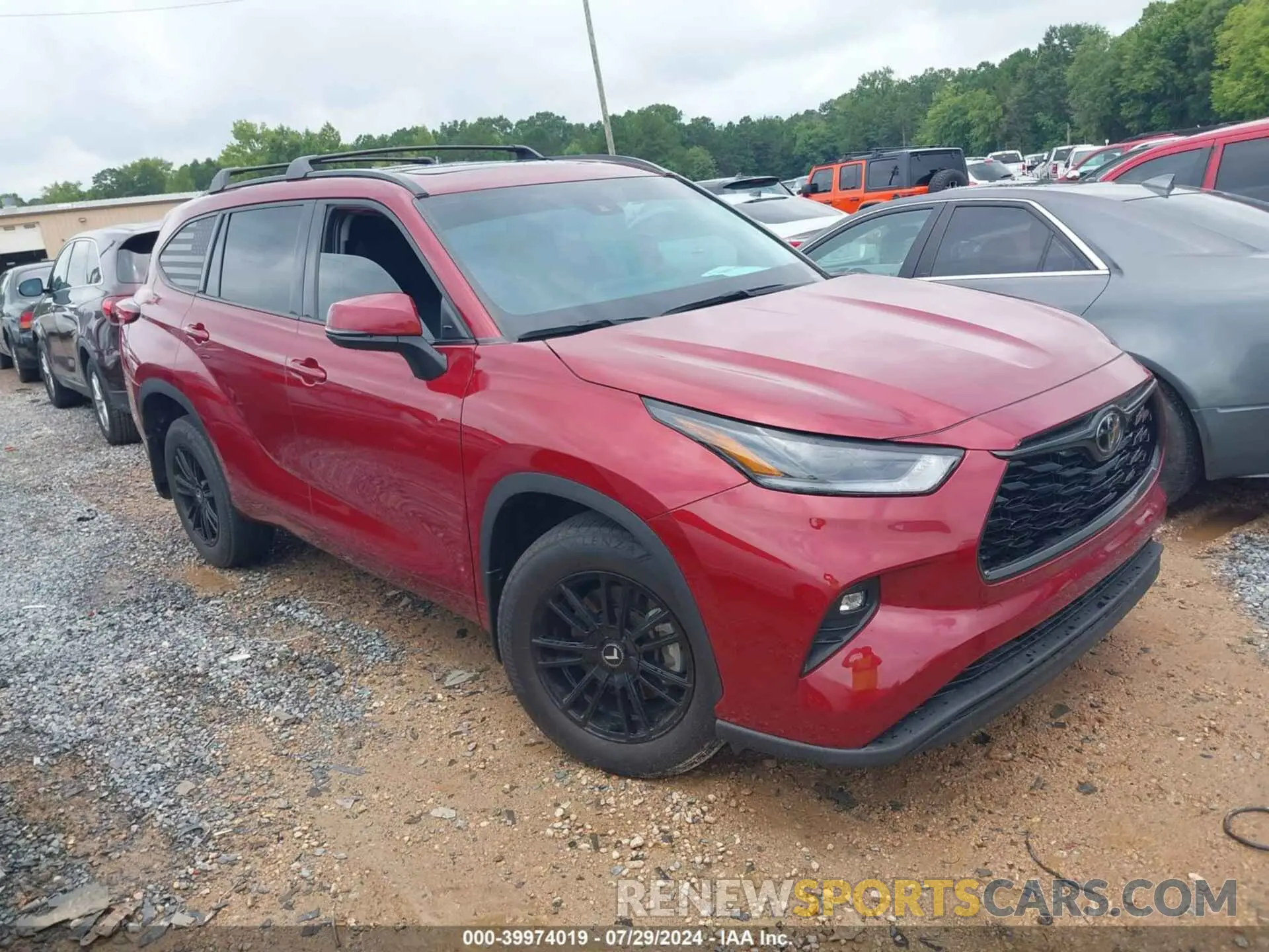 1 Photograph of a damaged car 5TDGZRBH8MS529677 TOYOTA HIGHLANDER 2021