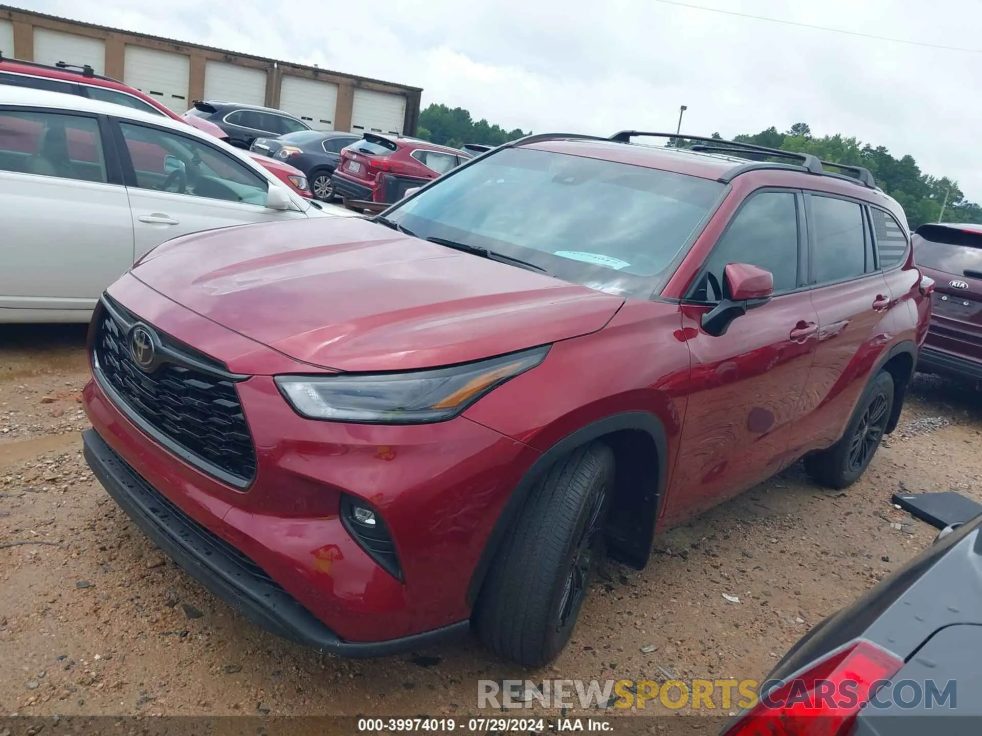 2 Photograph of a damaged car 5TDGZRBH8MS529677 TOYOTA HIGHLANDER 2021