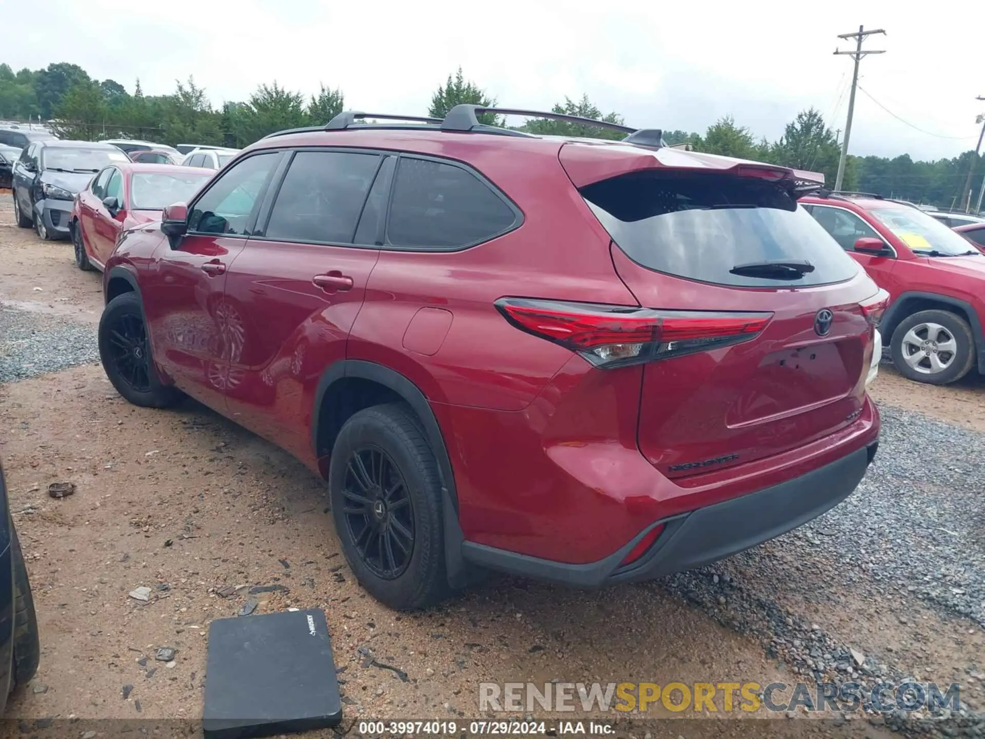3 Photograph of a damaged car 5TDGZRBH8MS529677 TOYOTA HIGHLANDER 2021
